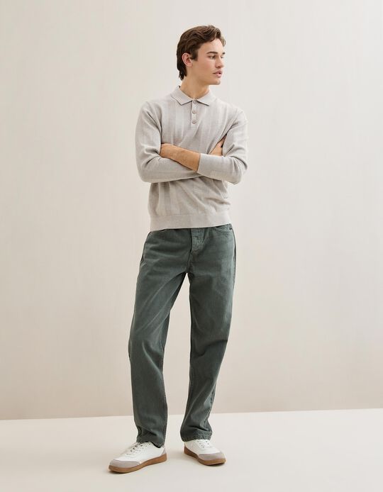 Comprar Online Cal&ccedil;as de Ganga 'Relaxed Fit', Homem, Verde Escuro