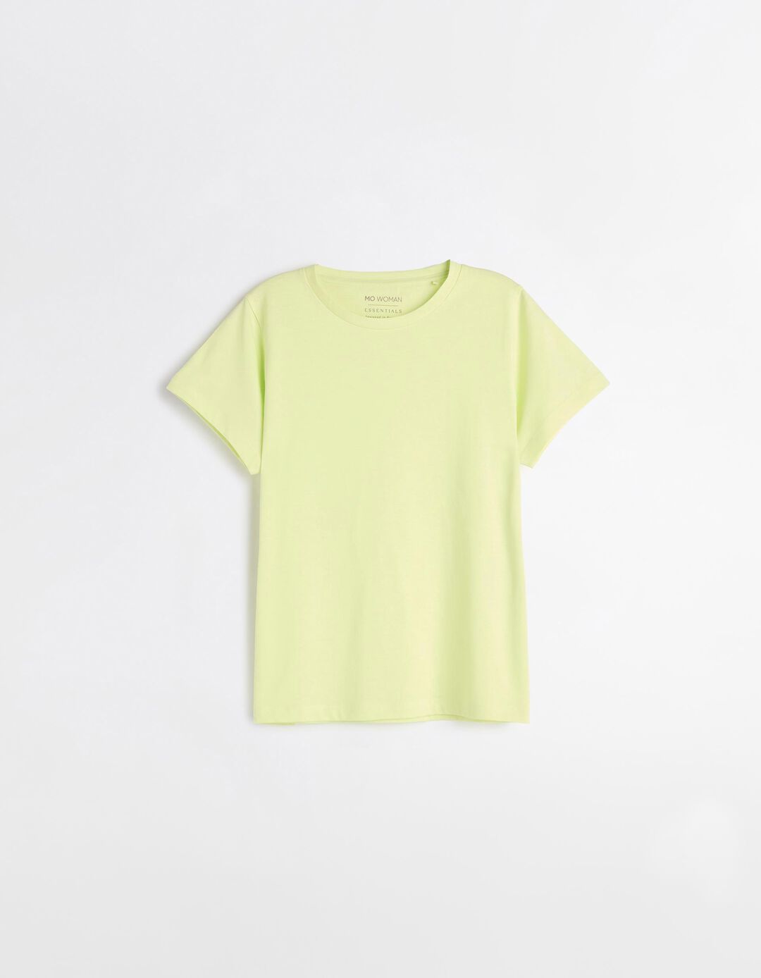 T-shirt Básica, Mulher, Verde Claro