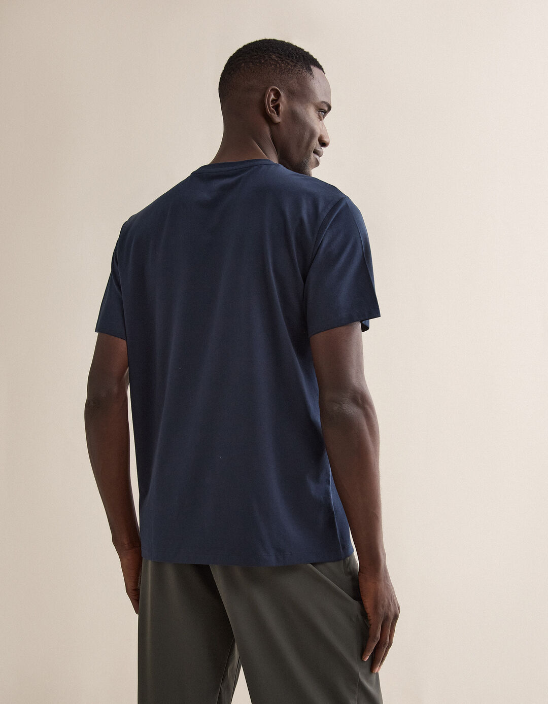 T-shirt, Homem, Azul Escuro