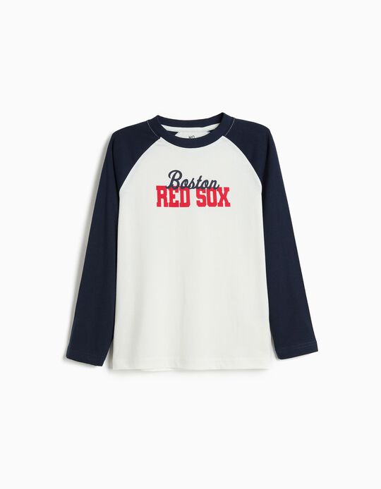 Comprar Online T-shirt Manga Comprida, Menino, Azul Escuro