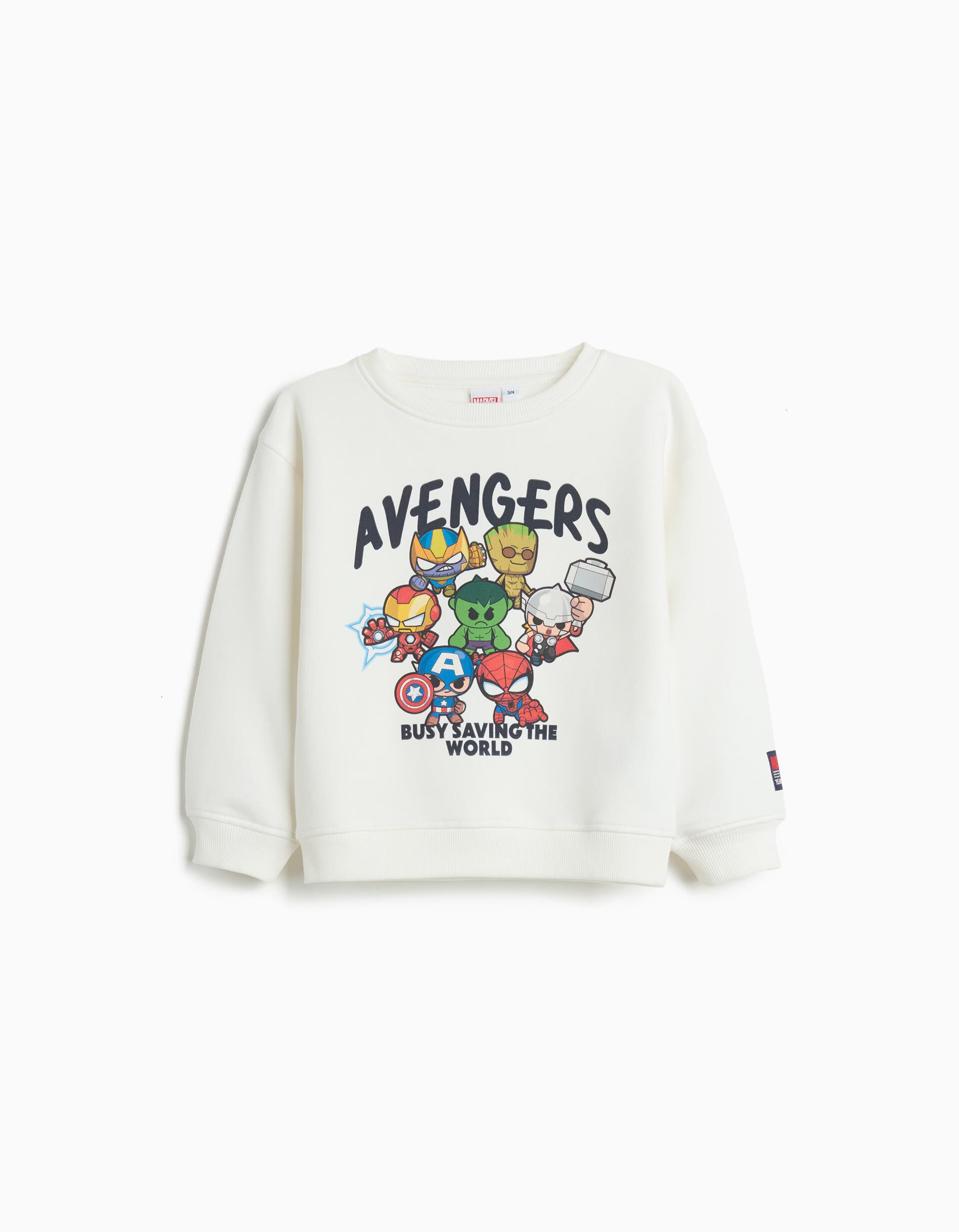 Comprar Online Sweatshirt 'Marvel', Menino, Branco