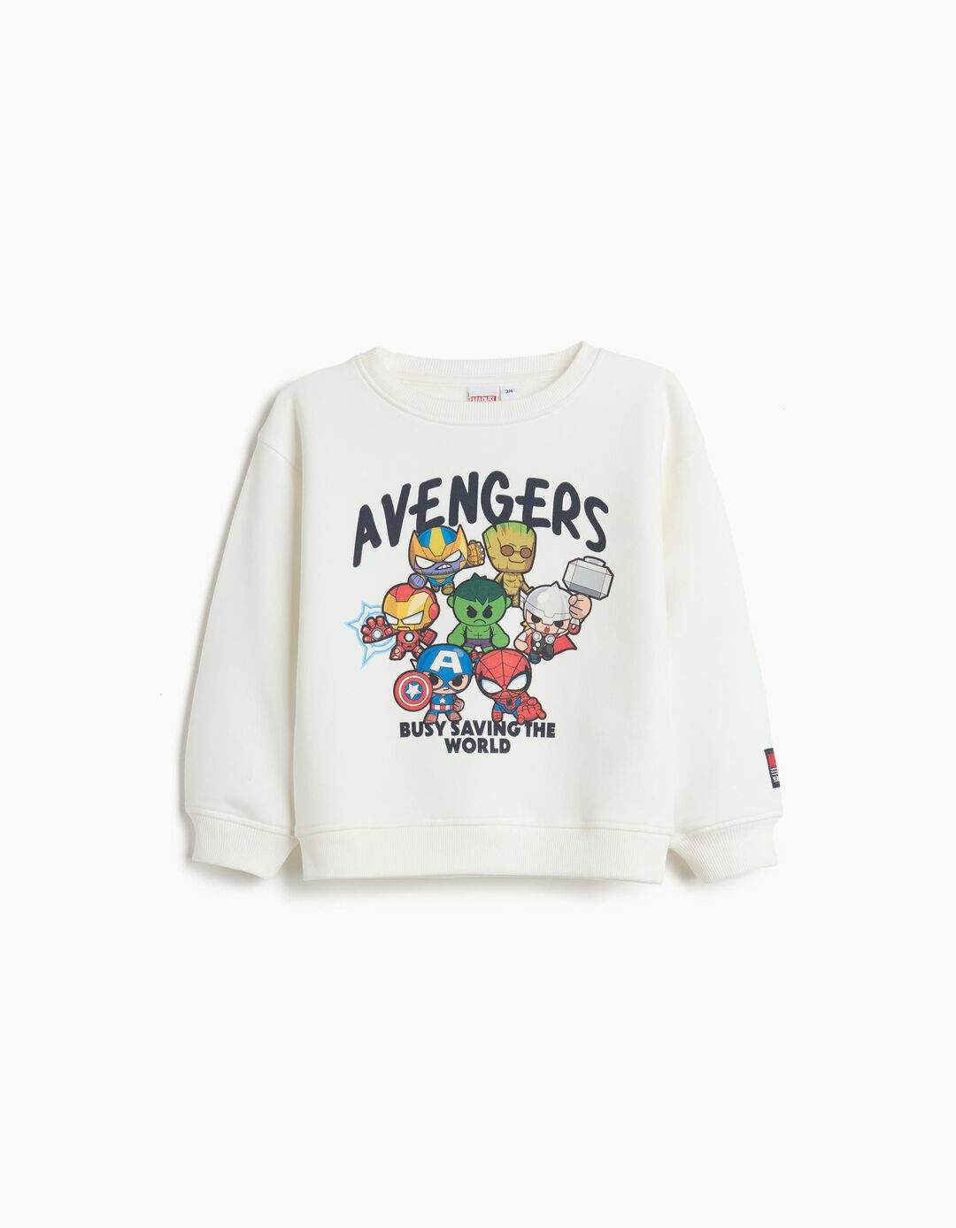 Sweatshirt 'Marvel', Menino, Branco