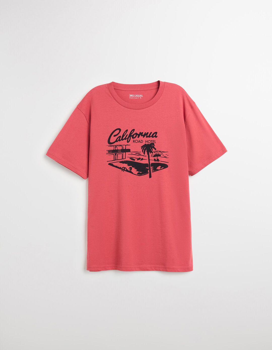 T-shirt, Homem, Vermelho Escuro 
