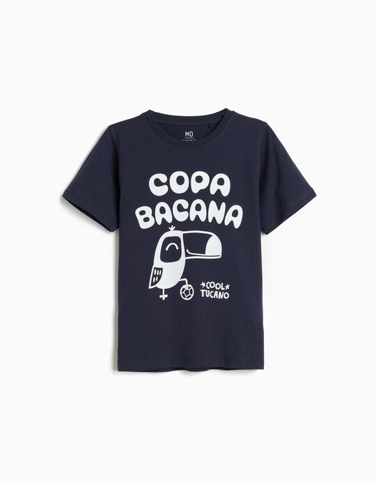 Comprar Online T-shirt Estampada, Menino, Azul Escuro
