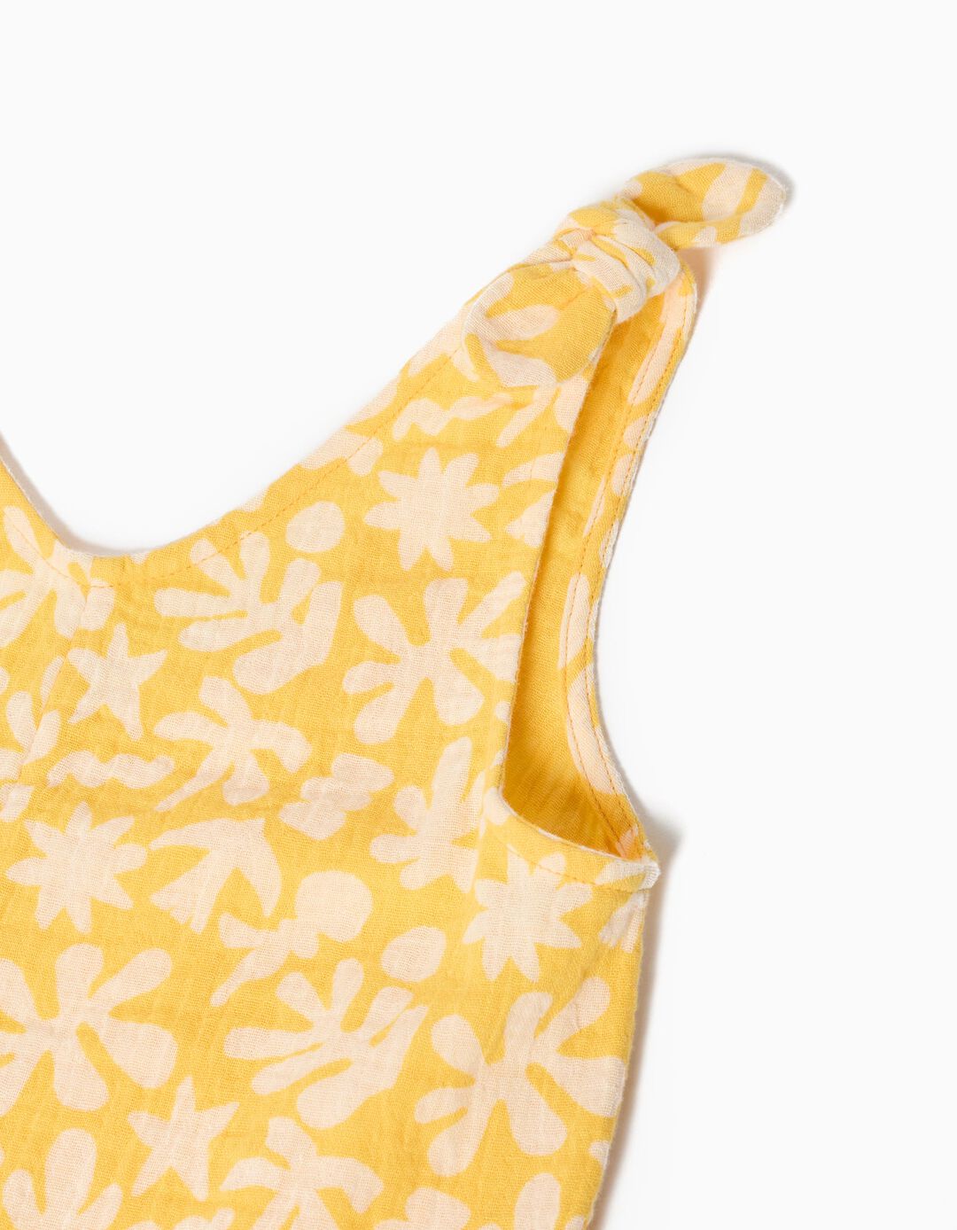 Macacão, Menina, Amarelo Escuro 