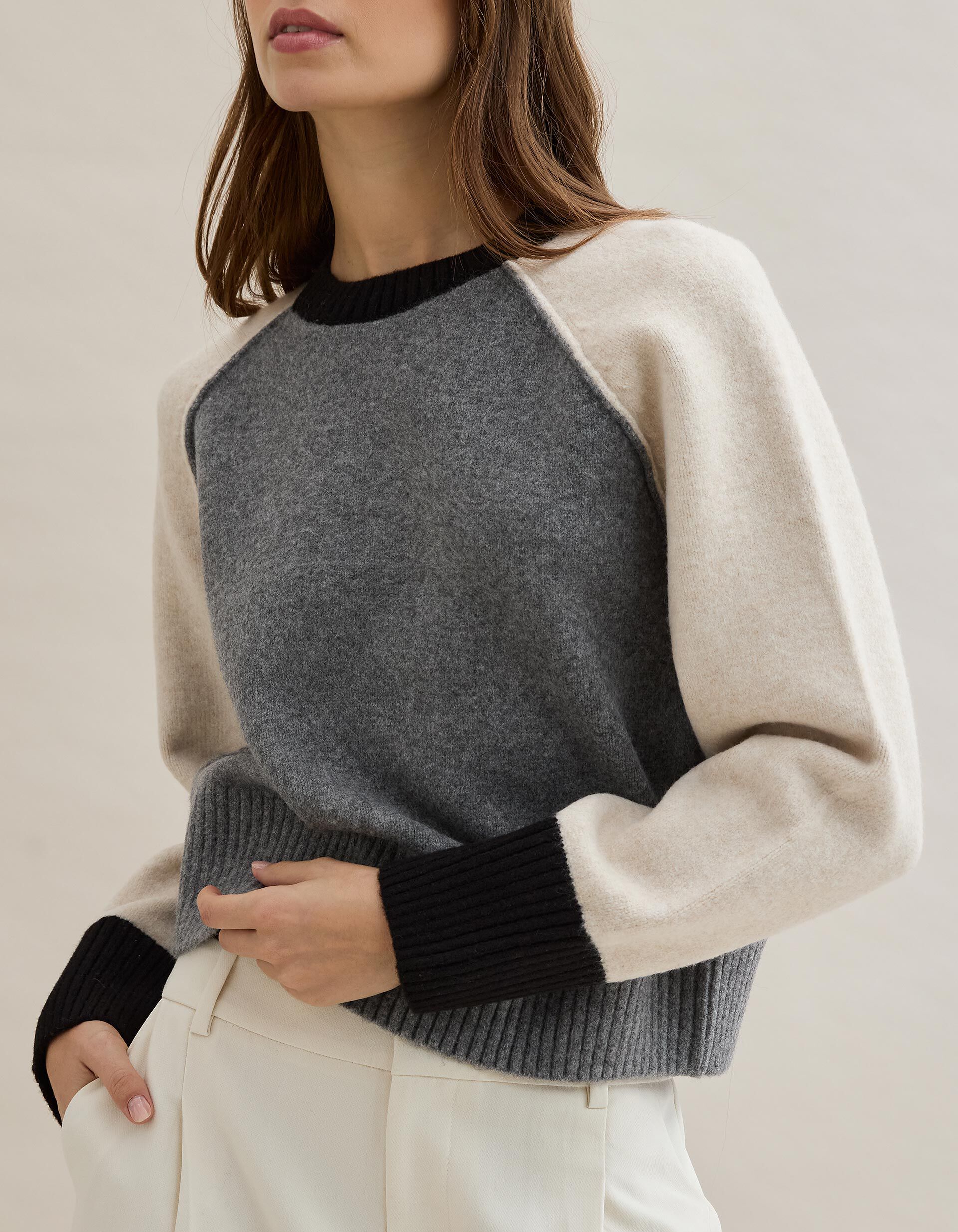 Comprar Online Camisola com L&atilde;, Mulher, Cinzento