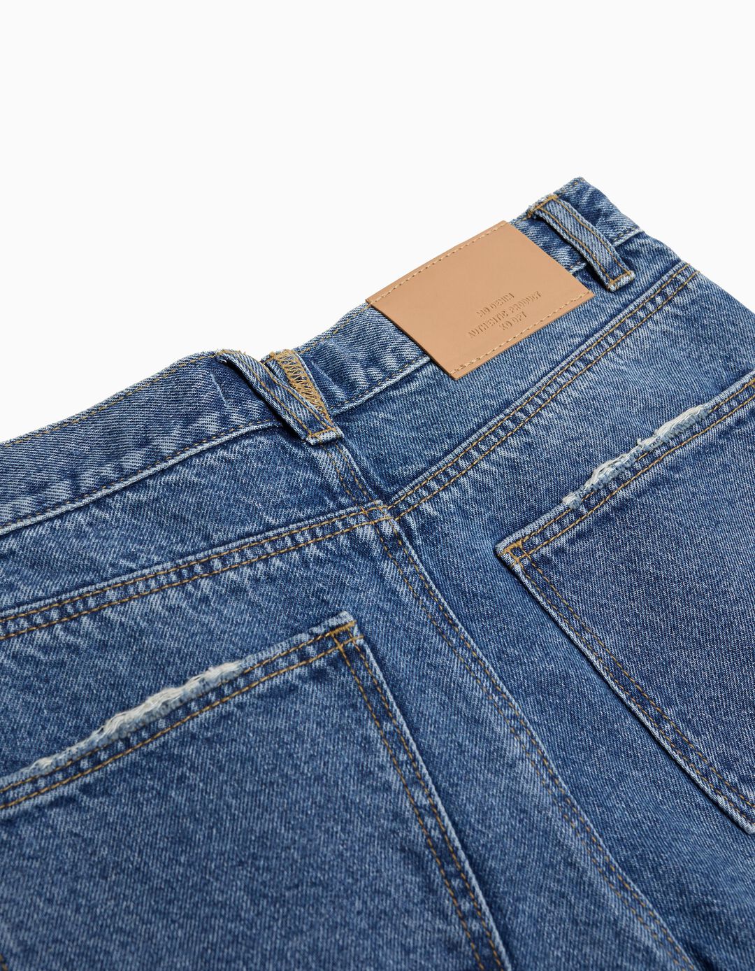 Calças de Ganga 'Mom Fit', Menina, Azul