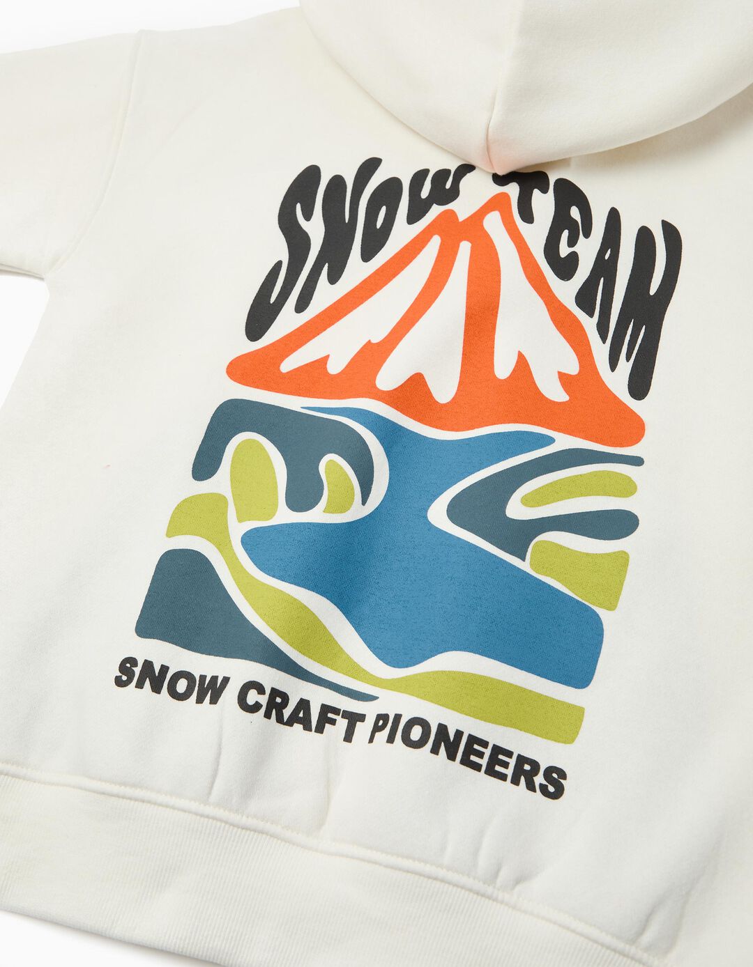 Sweatshirt com Capuz, Menino, Branco