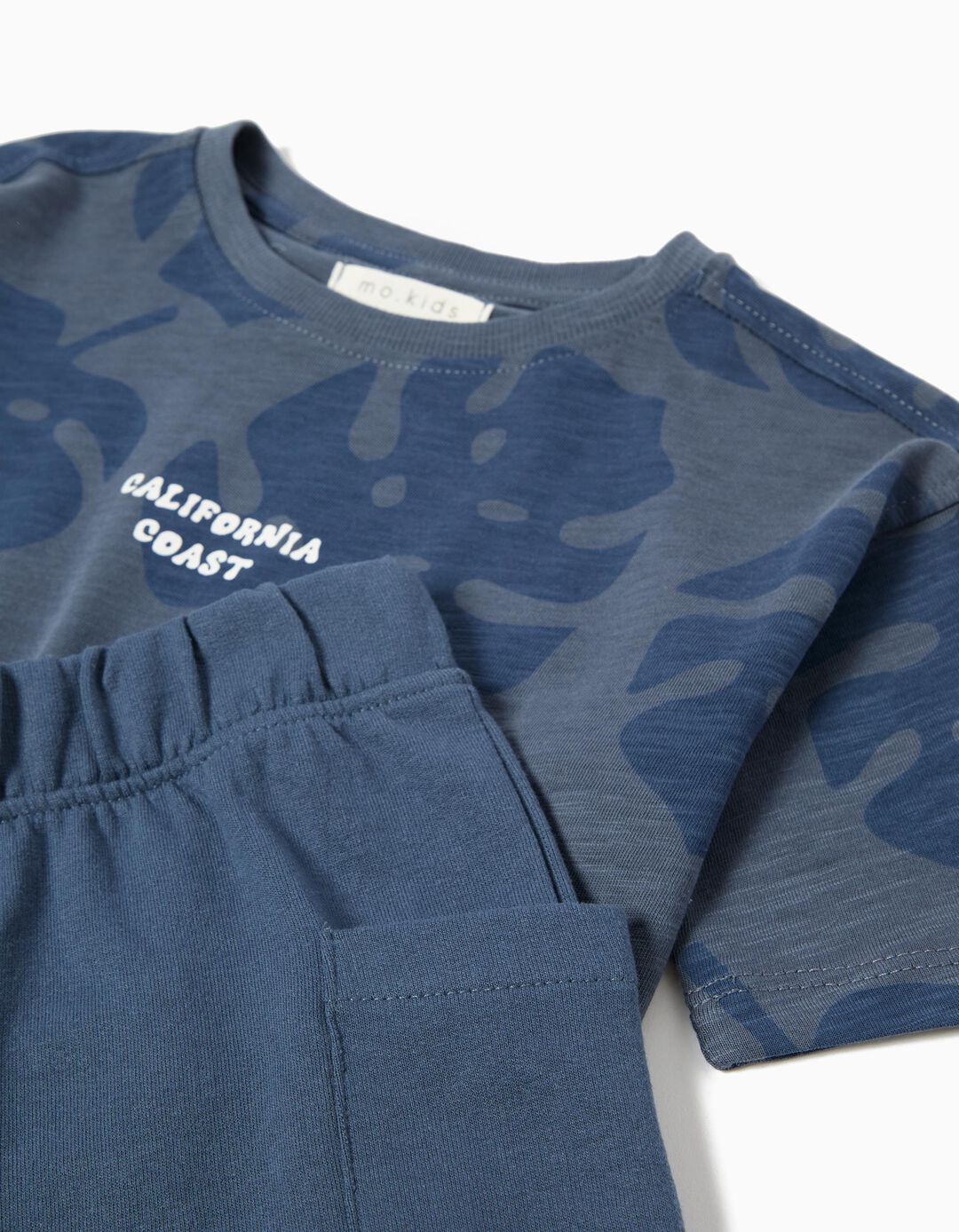 Conjunto T-shirt e Calções, Menino, Azul