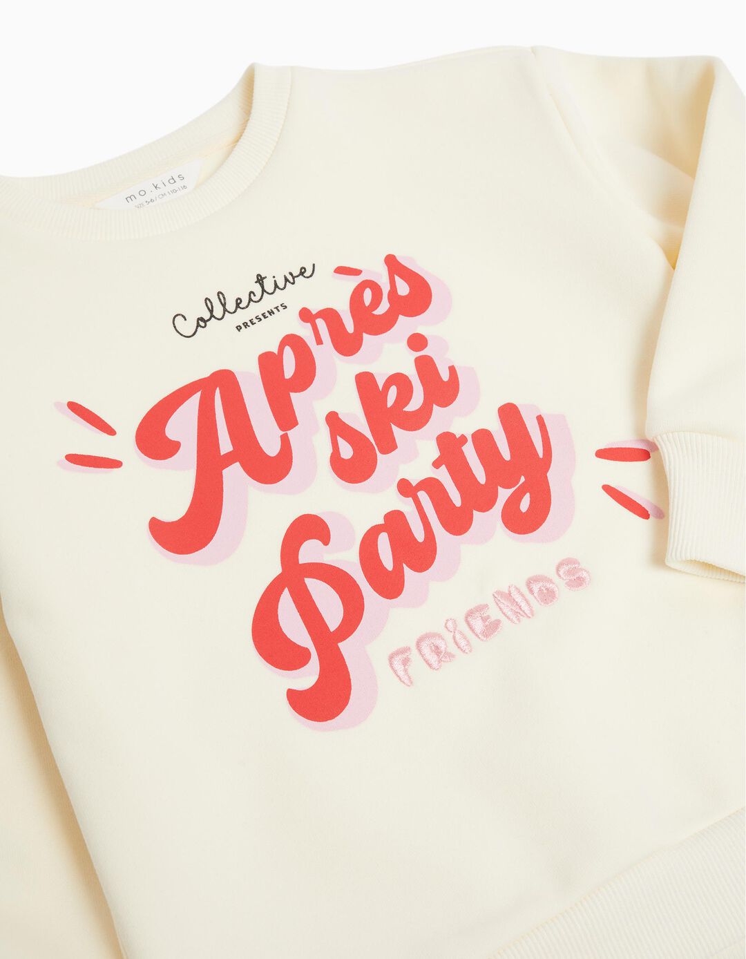 Sweatshirt de Felpa Estampado, Menina, Branco