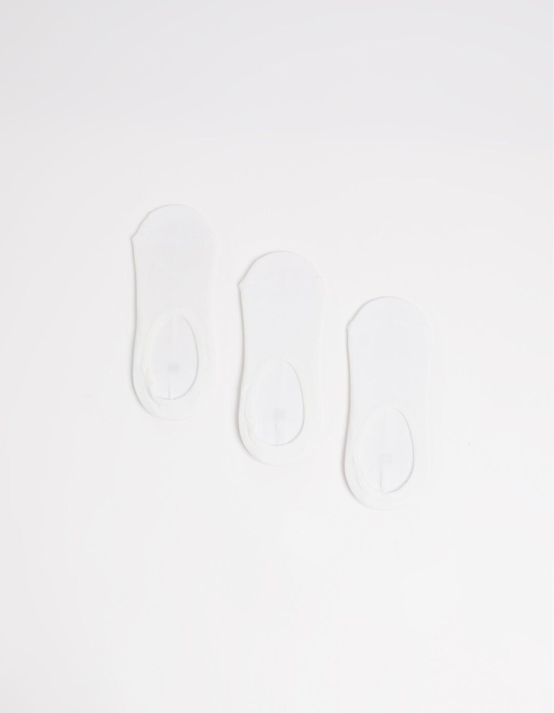 Pack 3 Pares de Meias Pezinhos, Homem, Branco