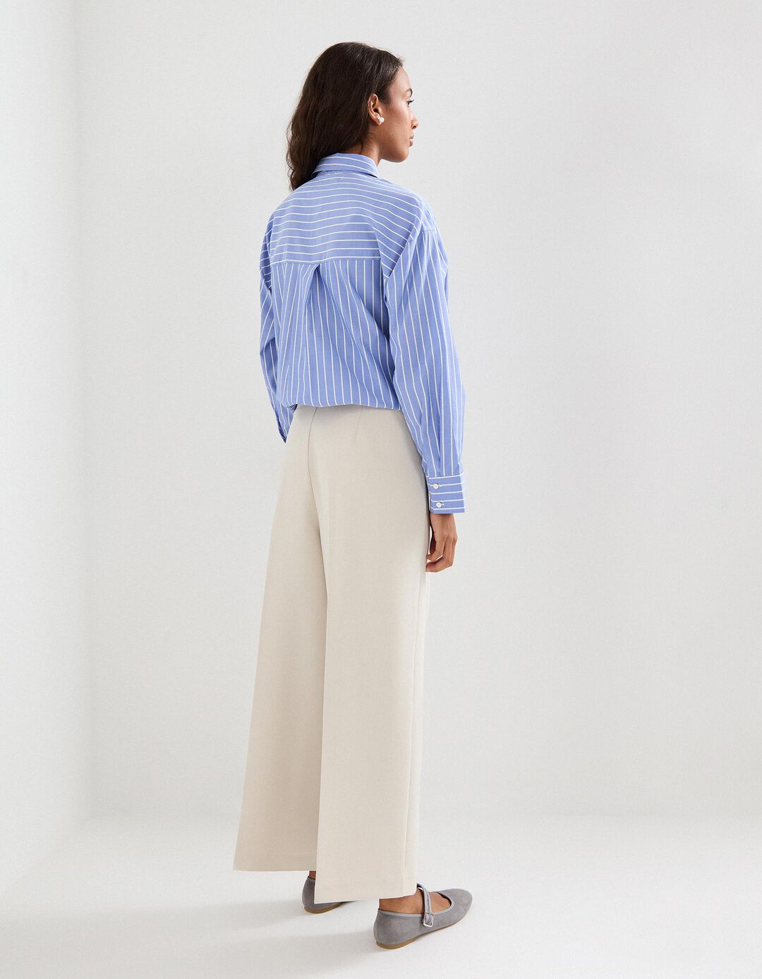 Cal&ccedil;as Culotte, Mulher, Bege
