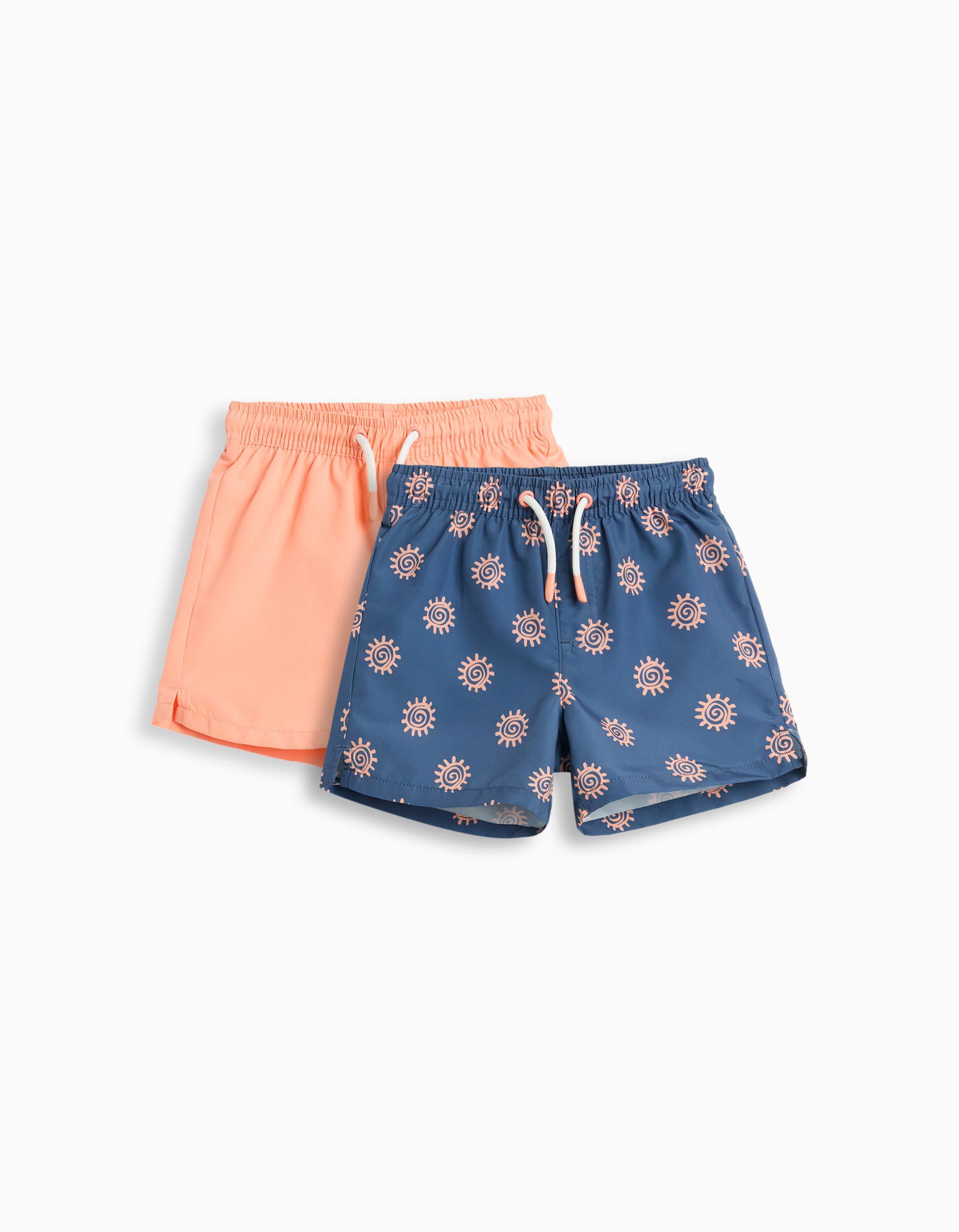 Comprar Online Pack 2 Cal&ccedil;&otilde;es de Banho, Menino, Azul Escuro