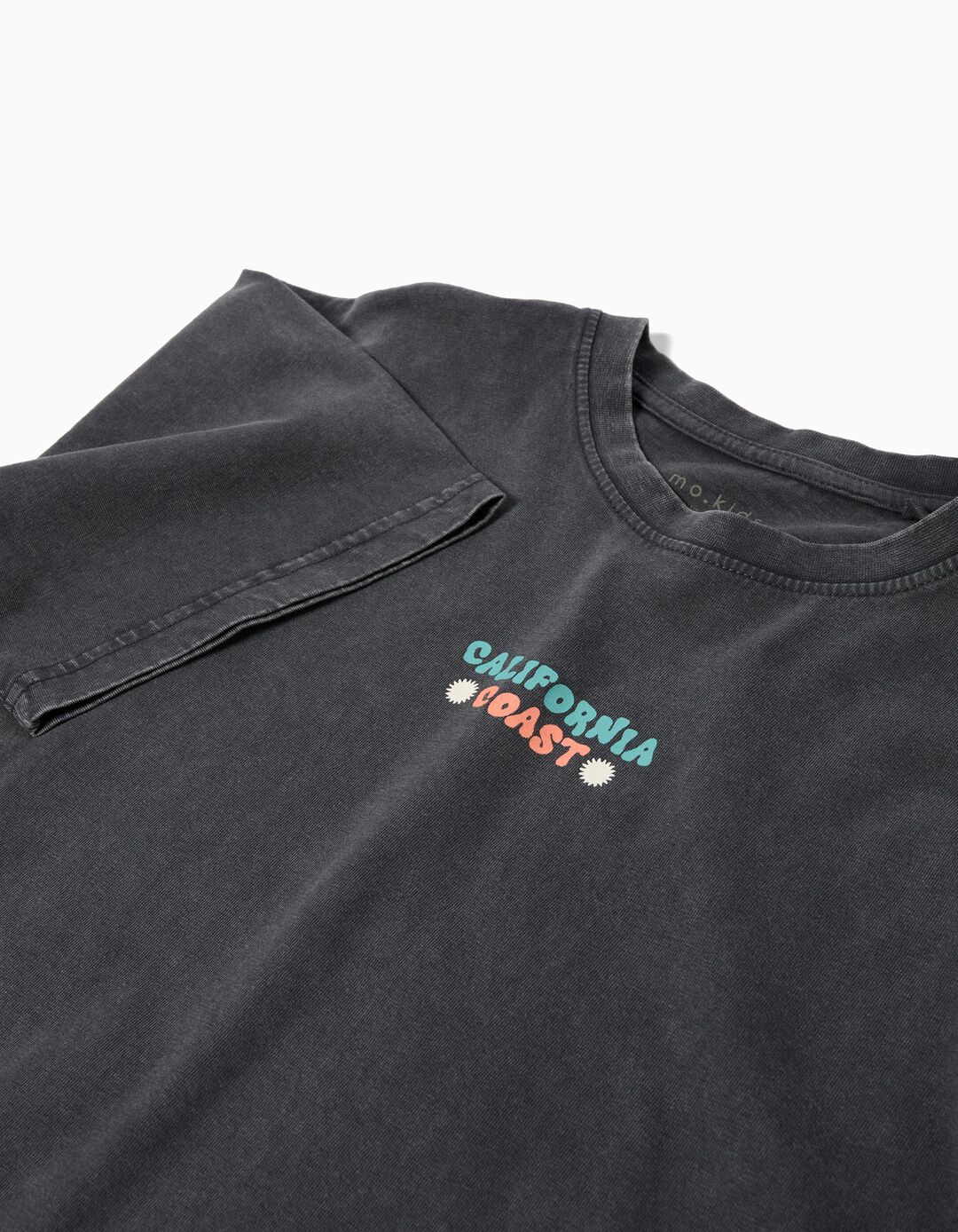 T-shirt Loose, Menino, Cinzento Escuro