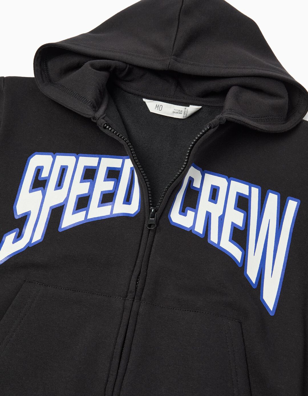 Casaco com Capuz, Menino, Preto