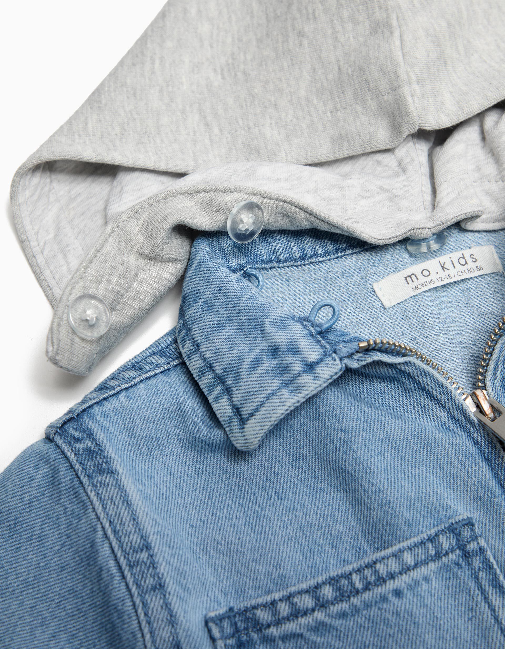 Comprar Online Sobrecamisa Denim, Menino, Azul Claro 