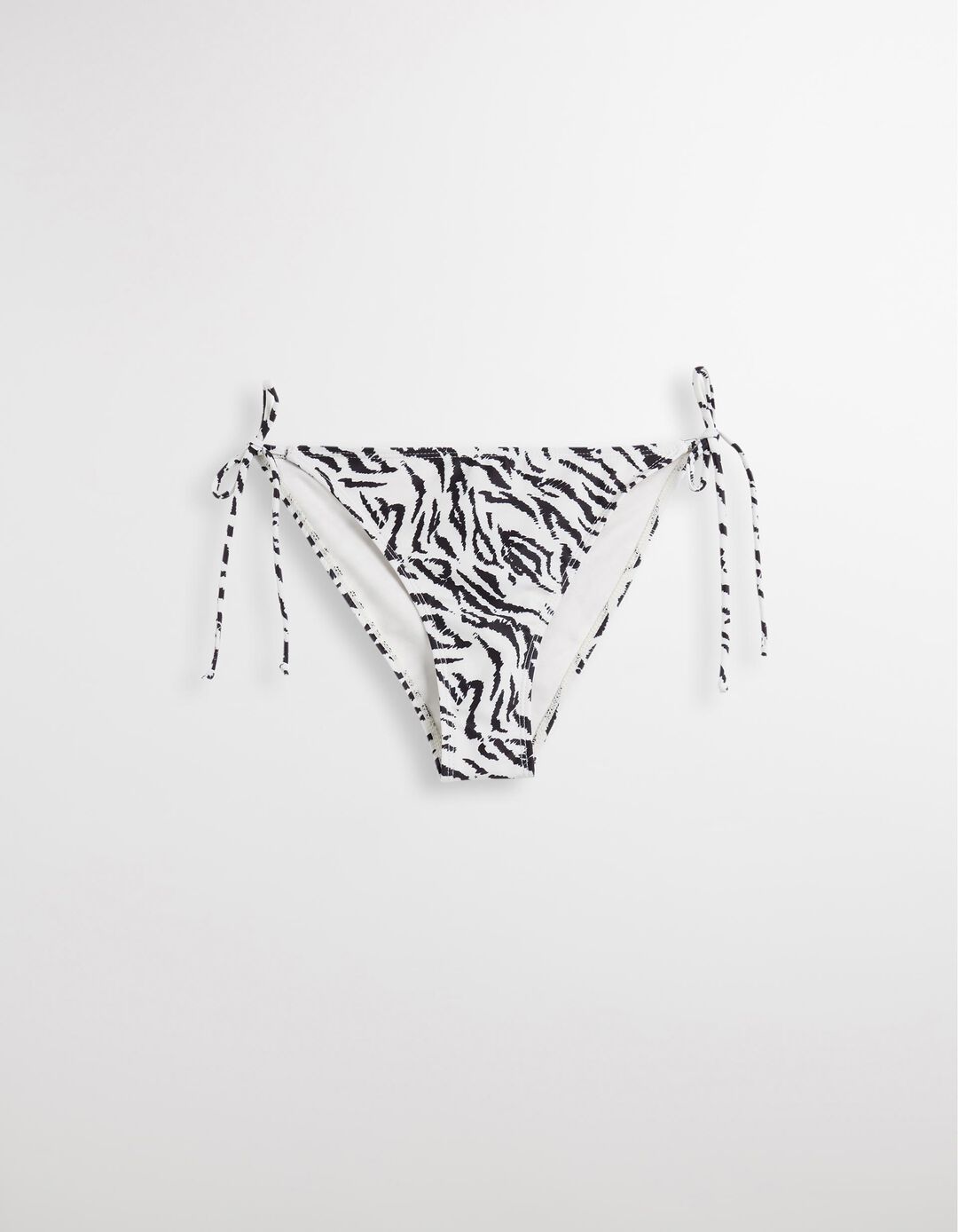 Cuecas de Biquíni Animal Print, Mulher, Preto