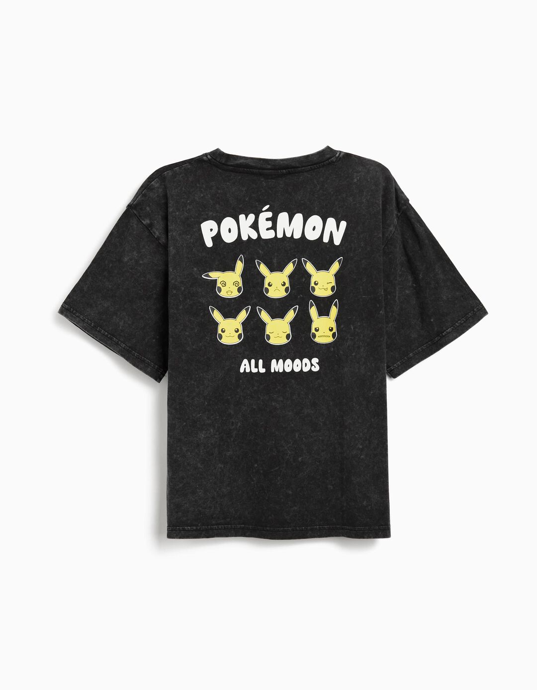 T-shirt 'Pikachu', Menino, Preto