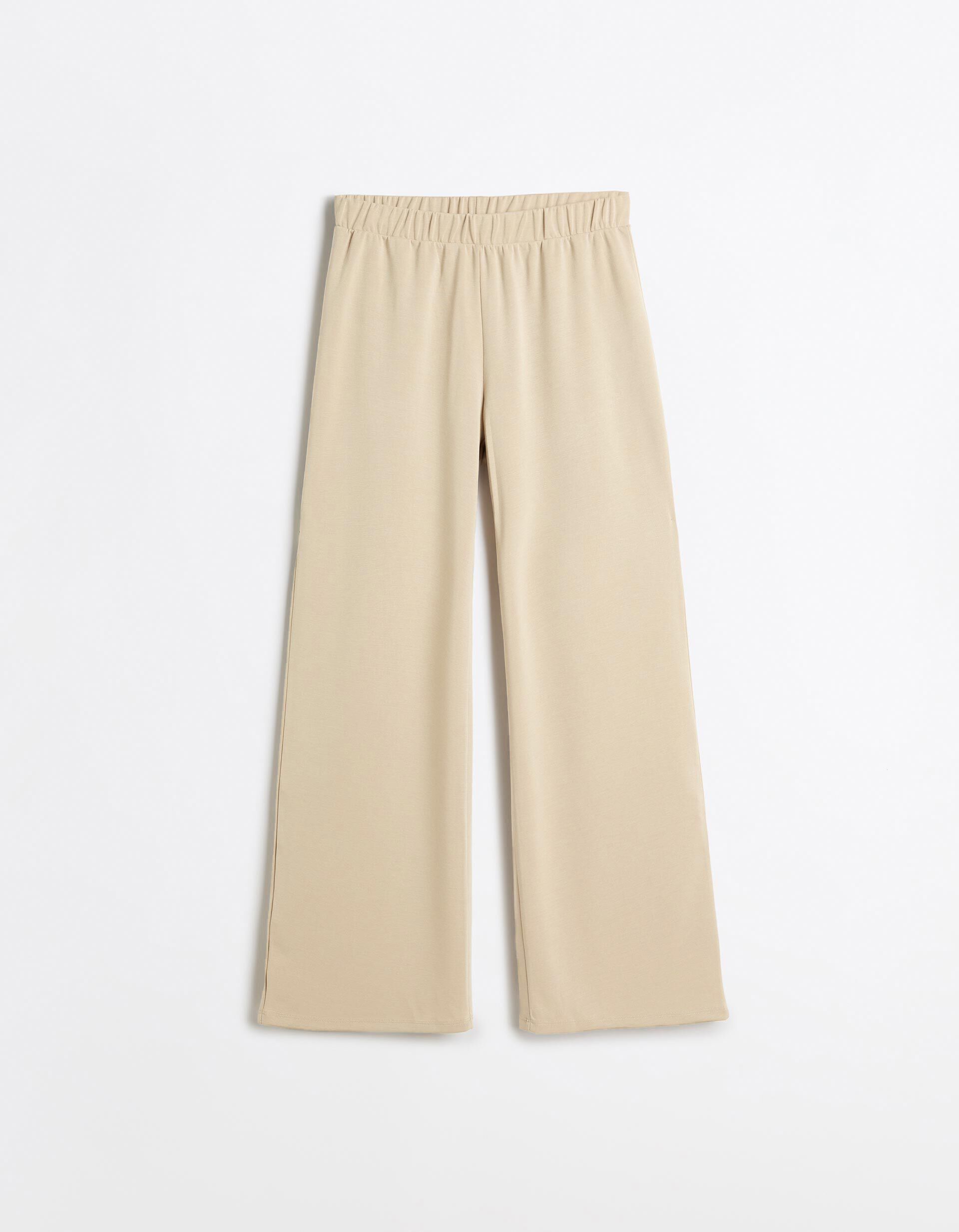 Comprar Online Cal&ccedil;as 'Wide', Mulher, Bege