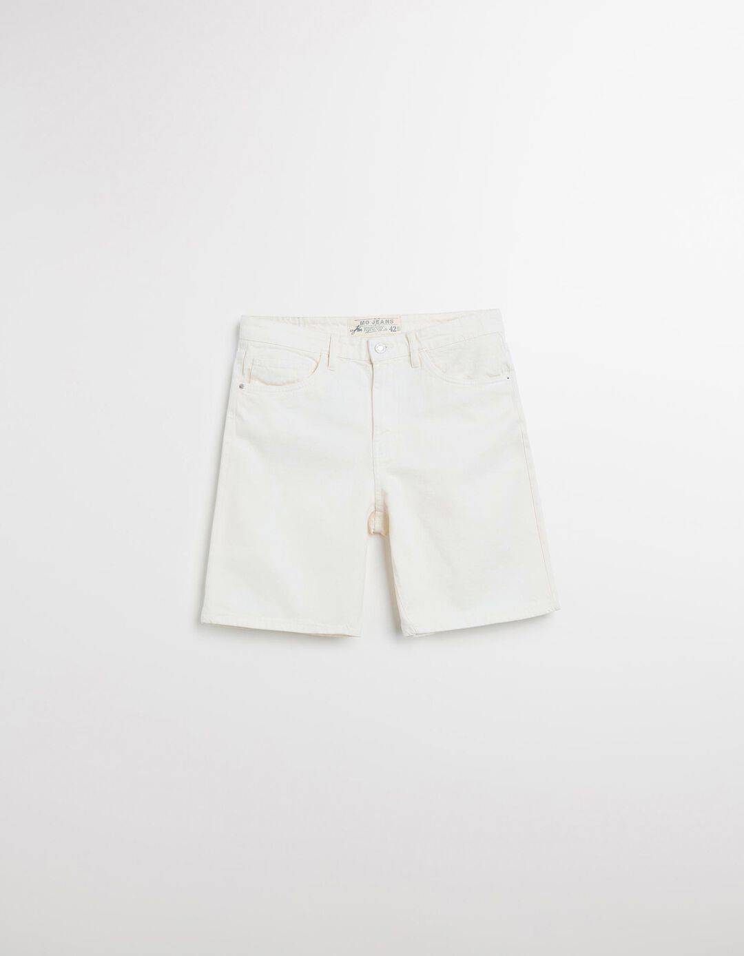 Calções de Ganga 'Straight Fit', Homem, Branco
