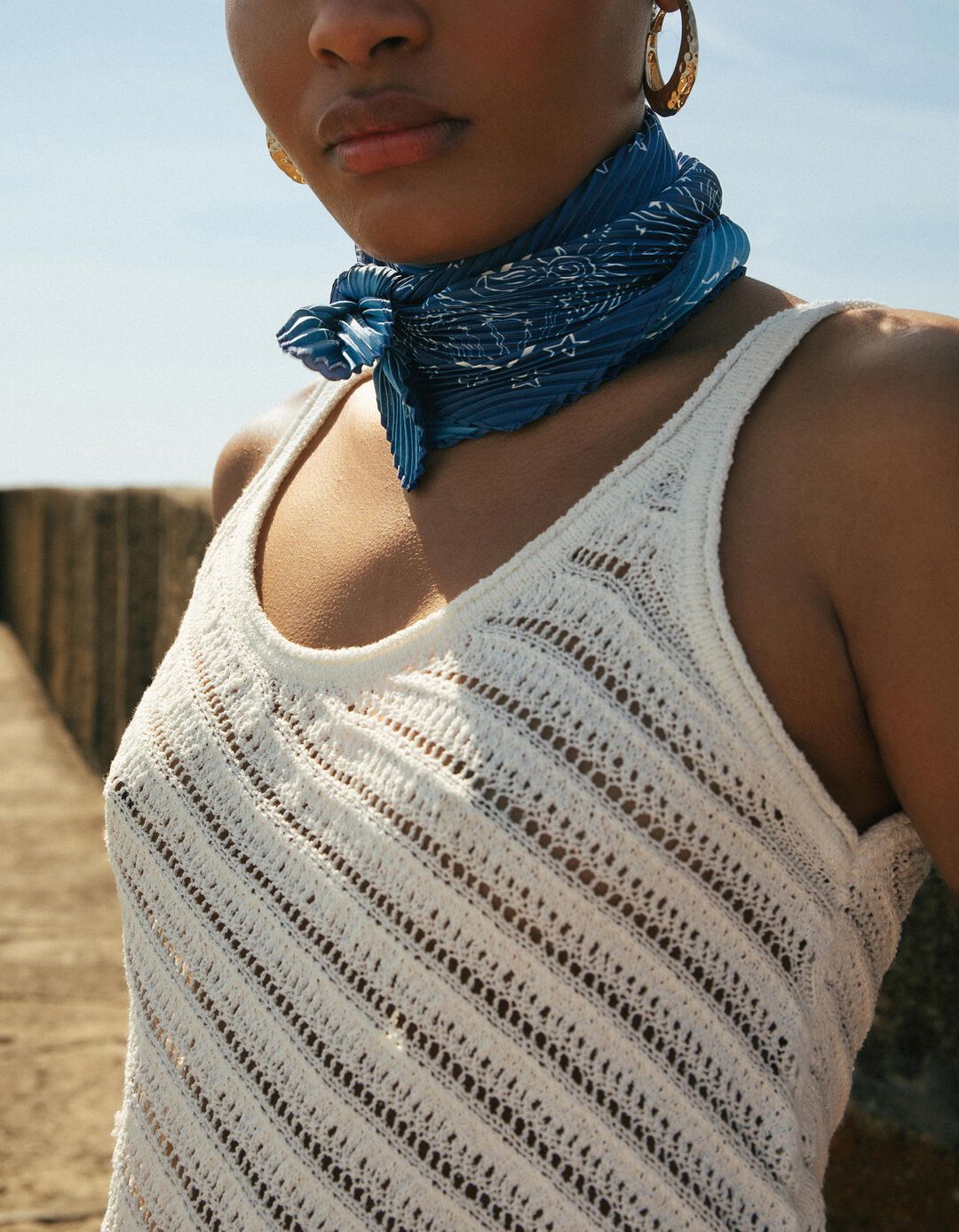 Top Tricotado, Mulher, Branco