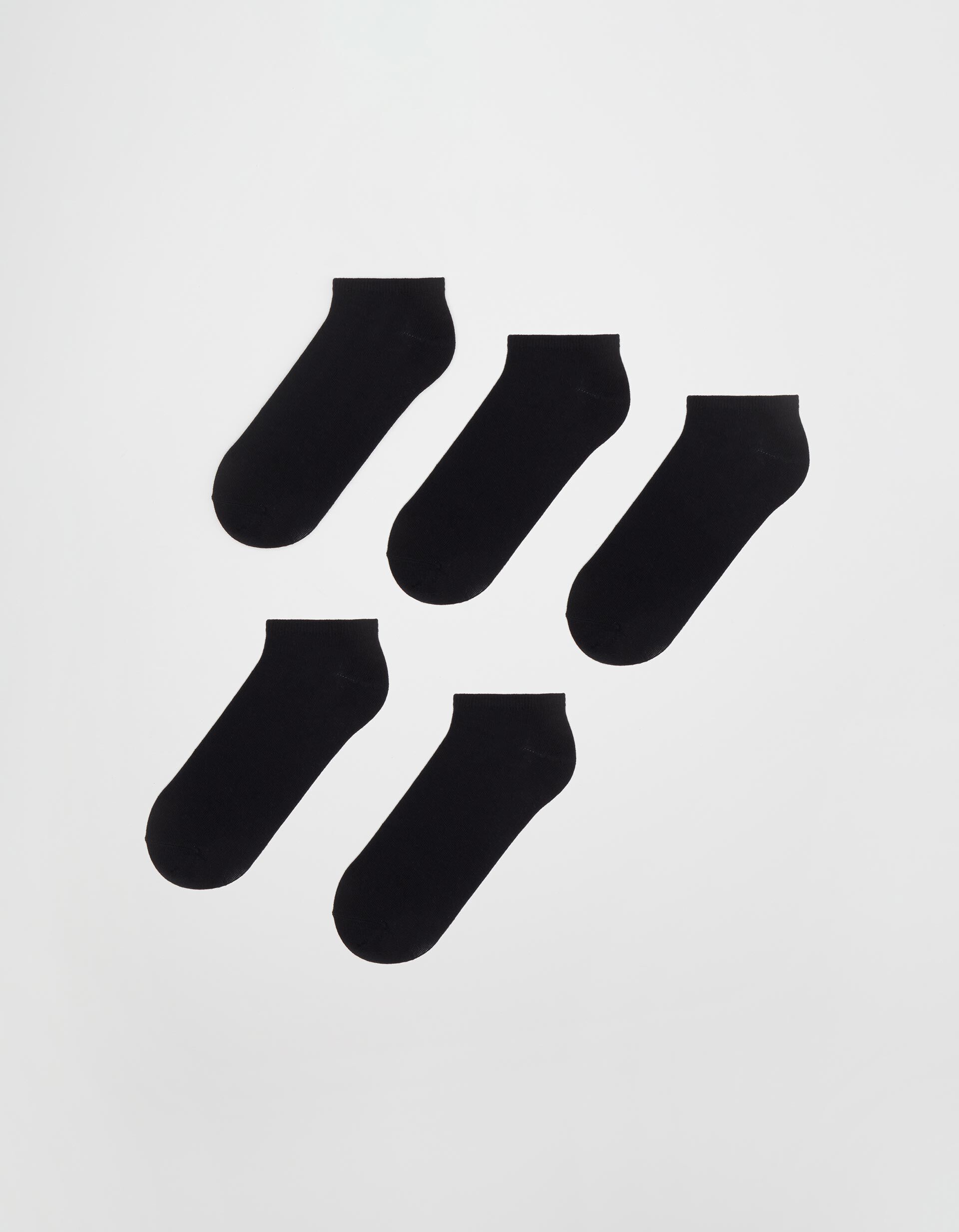 Comprar Online 5 Pairs of Invisible Socks Pack, Men, Black