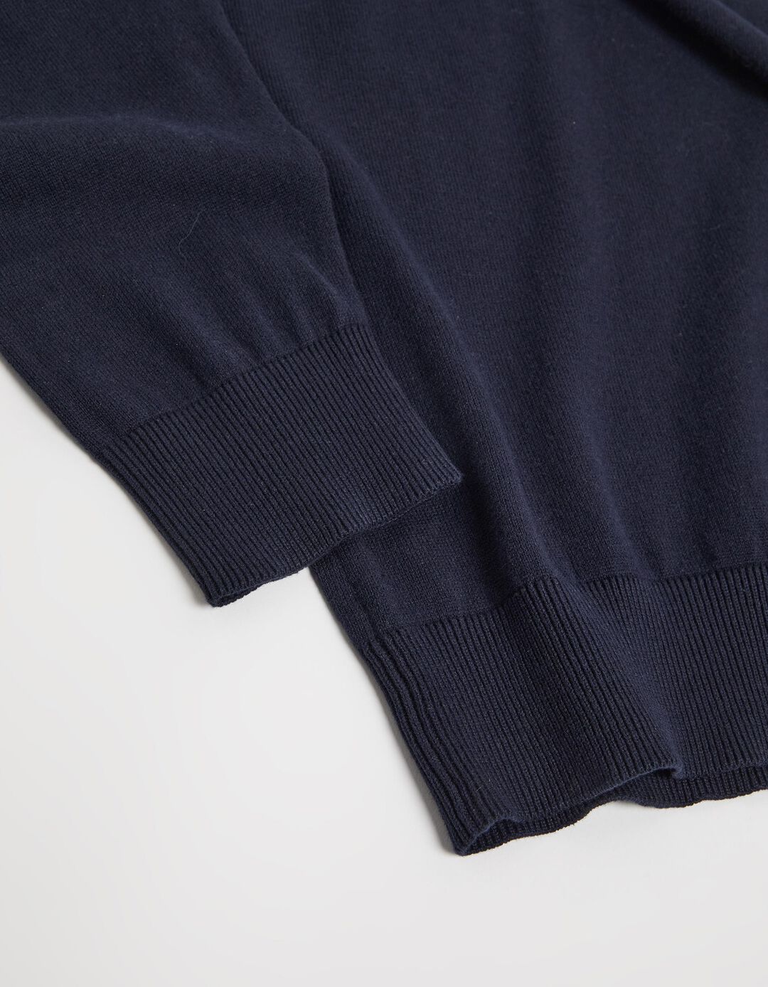 Camisola de Malha Decote em V, Homem, Azul Escuro
