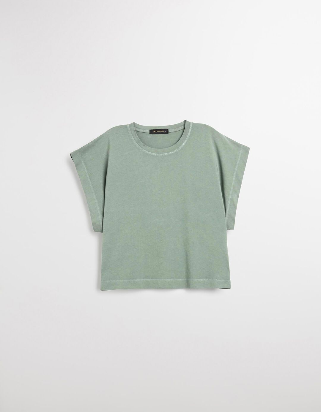 T-shirt, Mulher, Verde Claro 