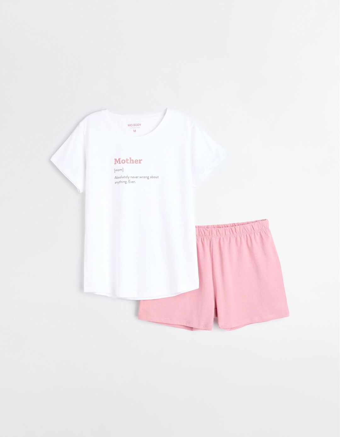 Pijama 'Mãe', Mulher, Branco
