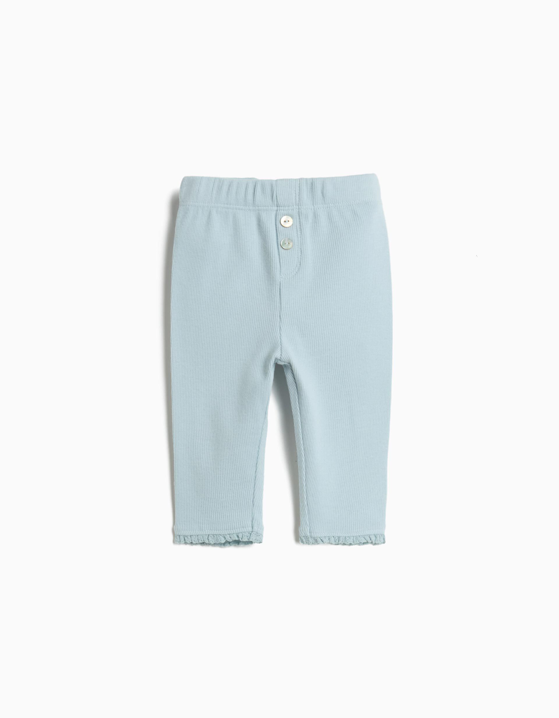 Comprar Online Cal&ccedil;as de Malha, Rec&eacute;m-Nascido, Azul Claro