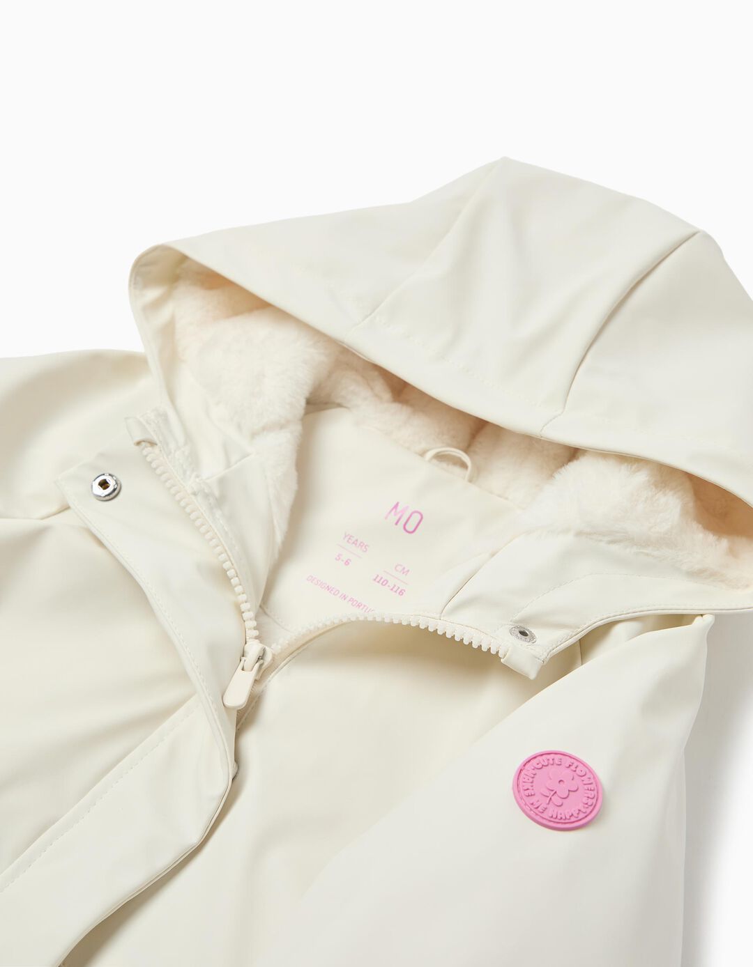 Parka, Menina, Branco