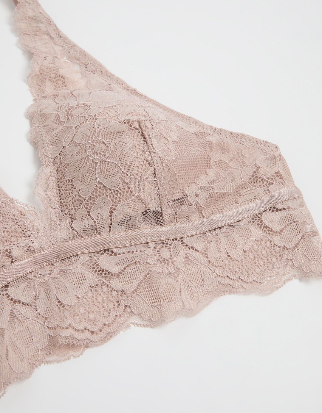 Soutien Bralette Renda, Mulher, Rosa Escuro