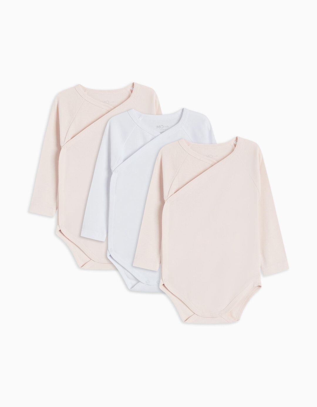 Pack 3 Bodies Quimono, Bebé Menina, Multicor
