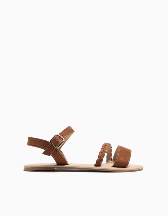 Comprar Online Sandália, Menina, Castanho