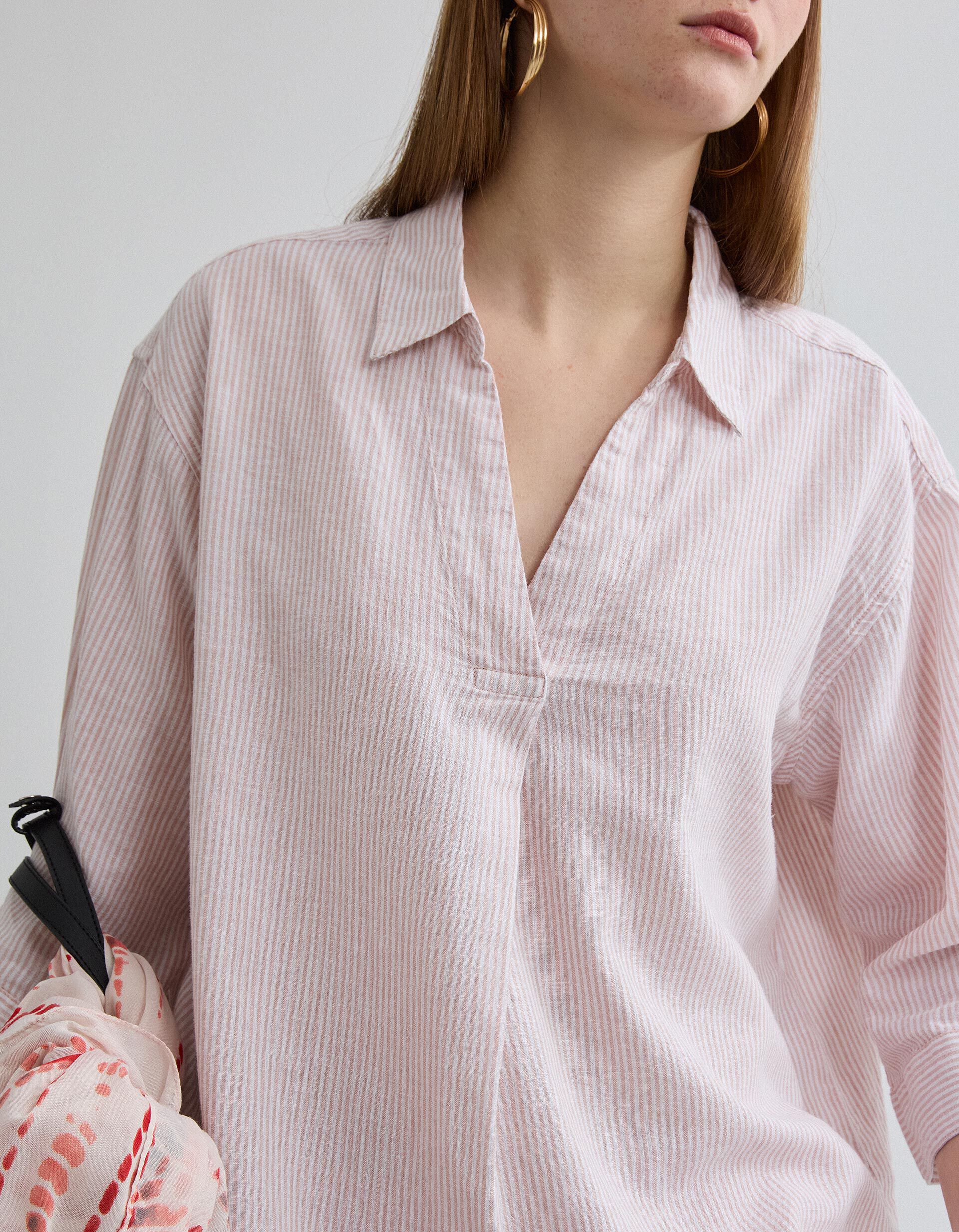 Comprar Online Blusa com Linho, Mulher, Rosa