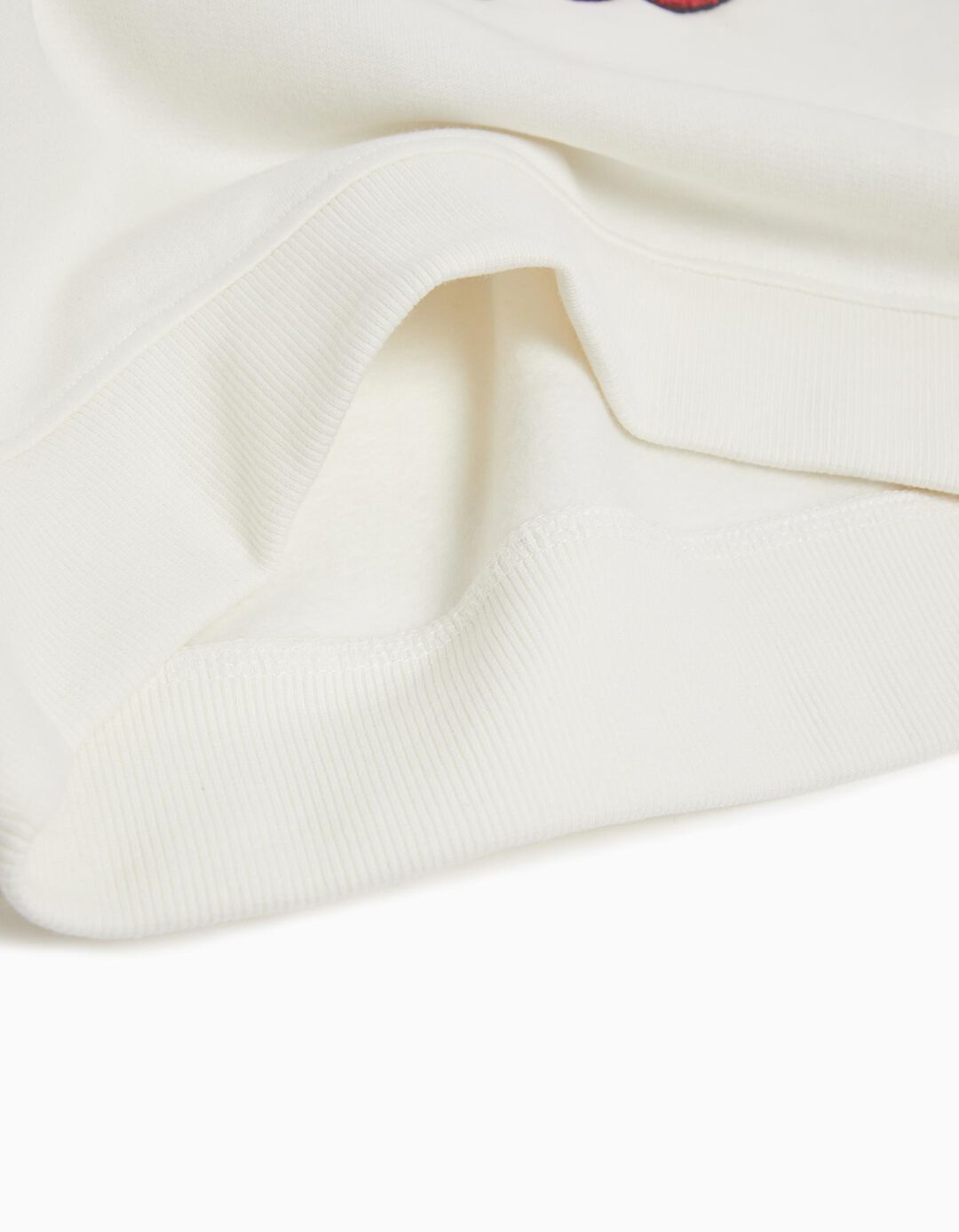 Sweatshirt Fecho de Correr, Menina, Branco