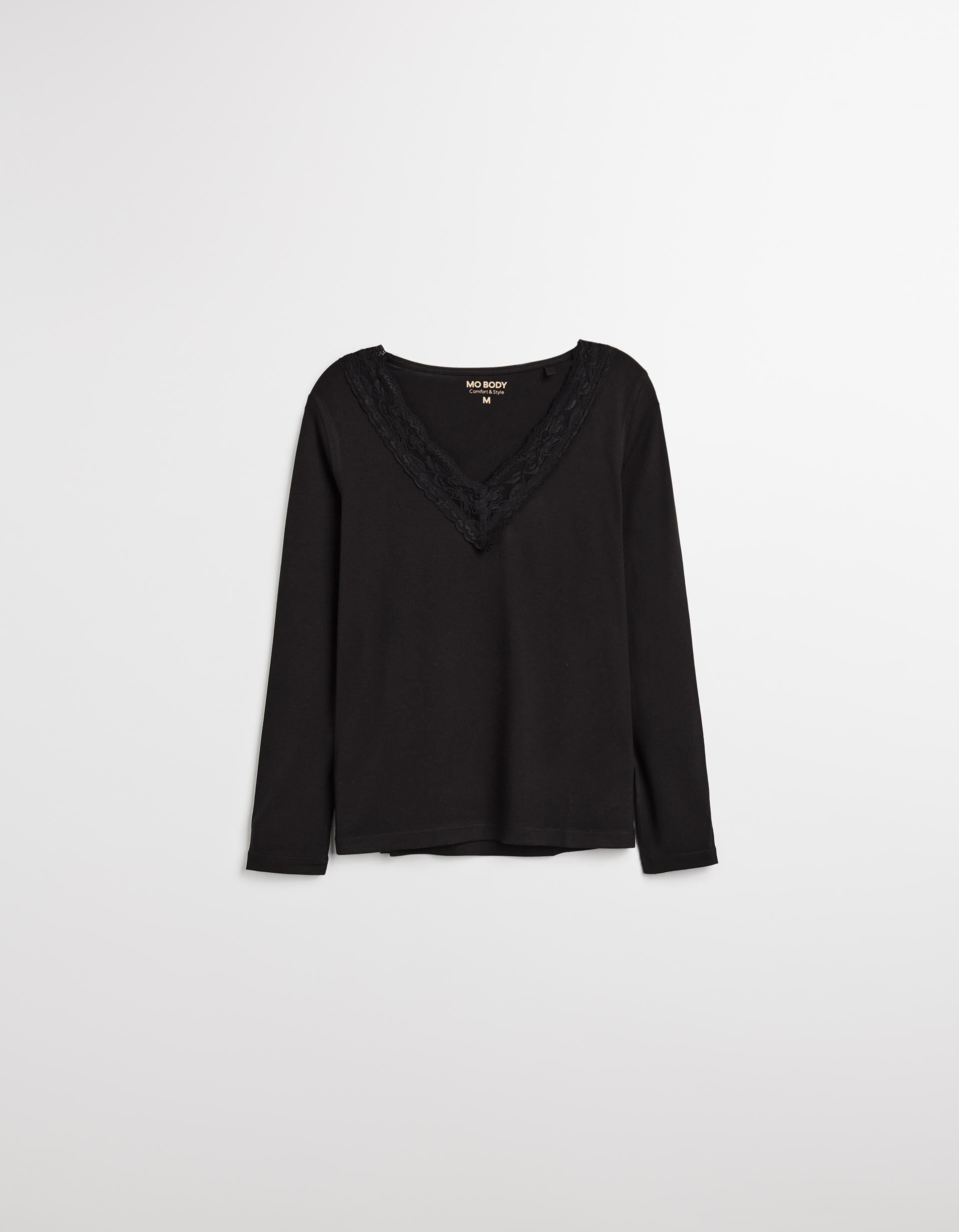 Comprar Online Camisola Interior com Renda, Mulher, Preto