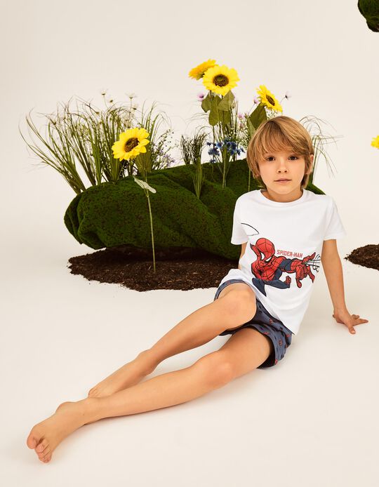 Comprar Online Pijama Jersey 'Spider-Man', Menino, Branco