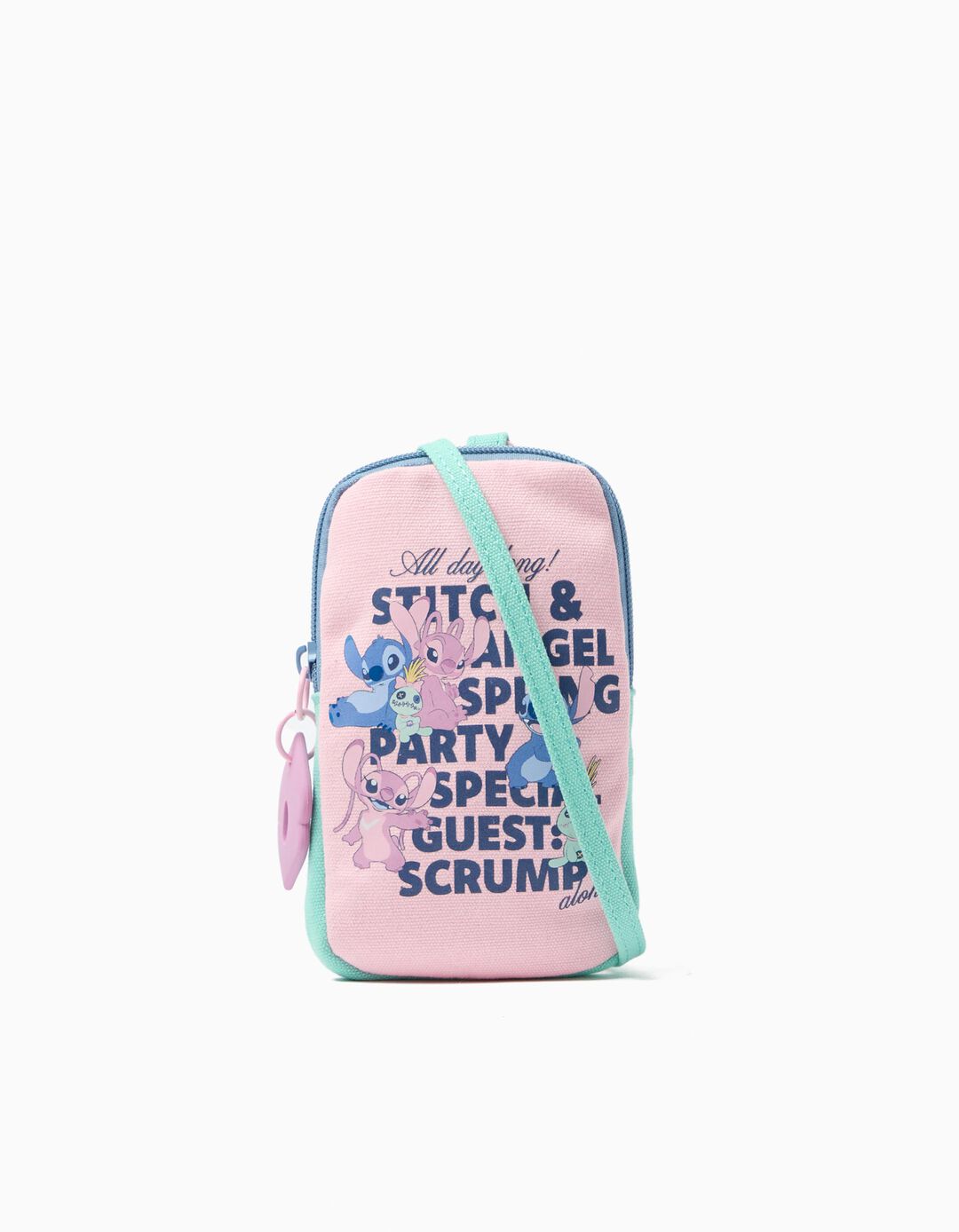 Bolsa para Telem&oacute;vel 'Stitch' &copy;Disney, Menina, Rosa