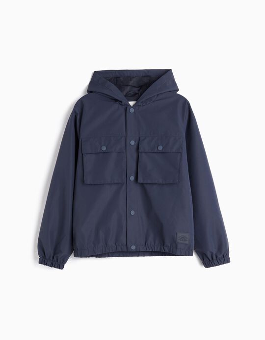 Comprar Online Casaco Corta-Vento, Menino, Azul Escuro