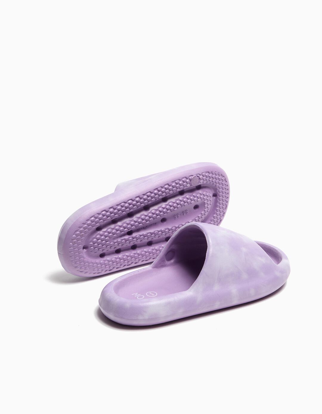 Chinelos de Borracha Plataforma, Menina, Roxo Claro 