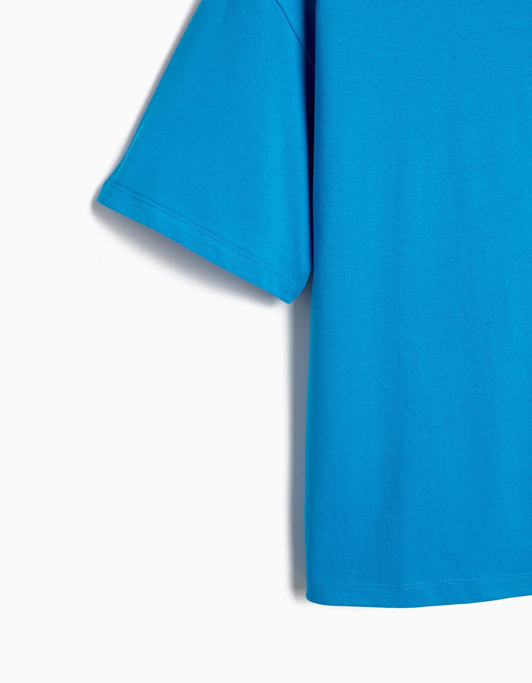 T-shirt Estampada 'Loose Fit', Menino, Azul
