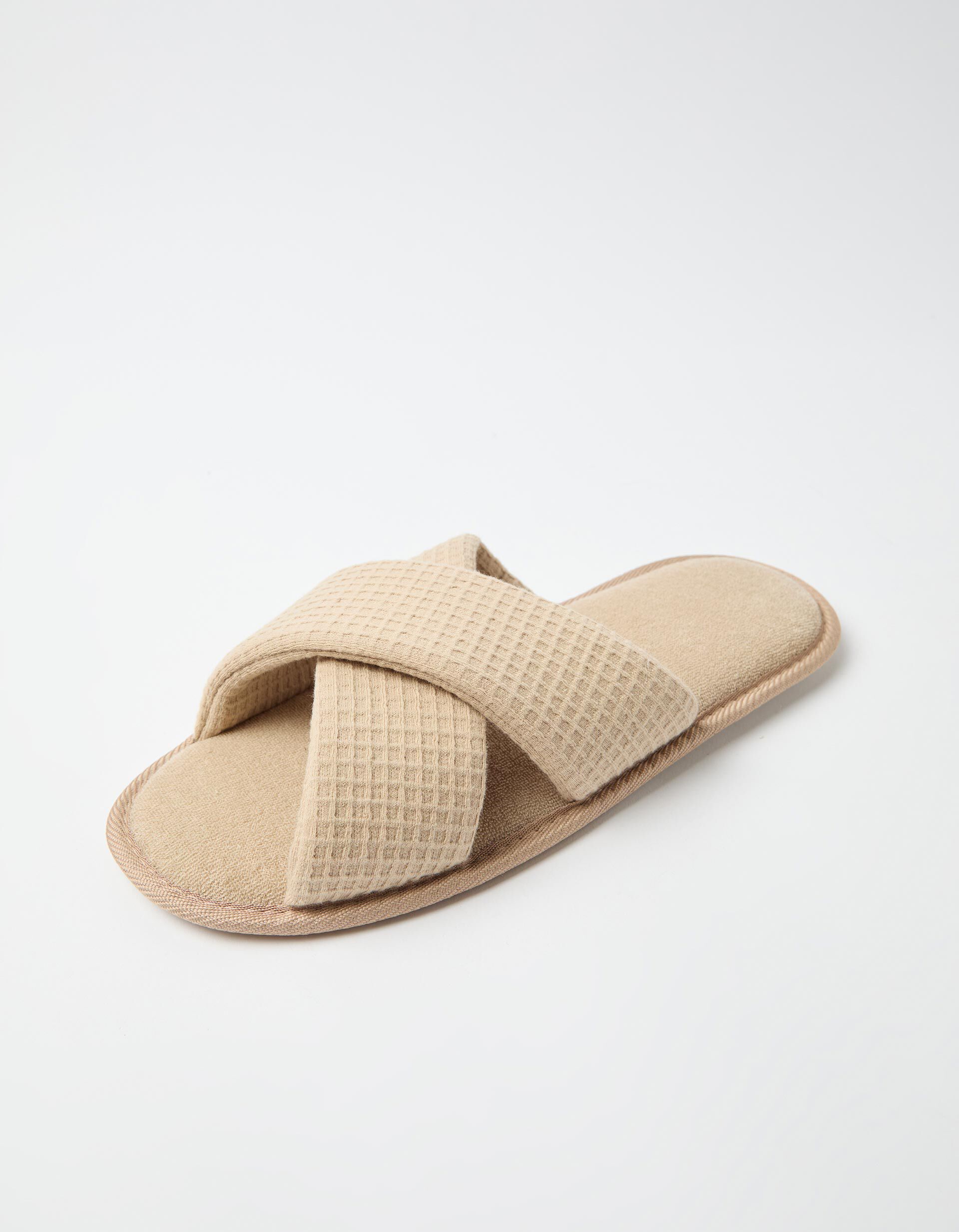 Comprar Online Chinelos De Quarto, Mulher, Bege