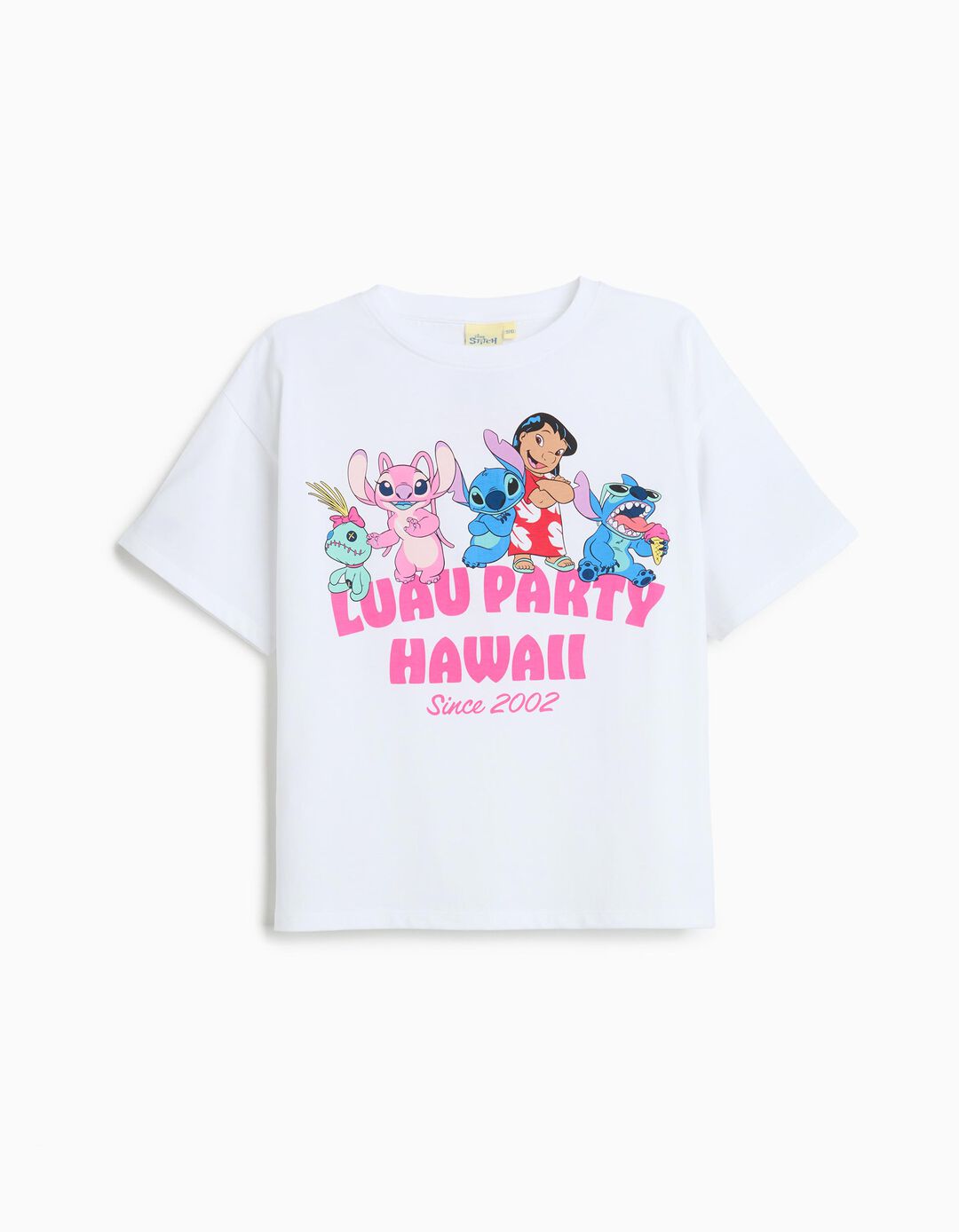 T-shirt 'Stitch' &copy;Disney, Menina, Branco