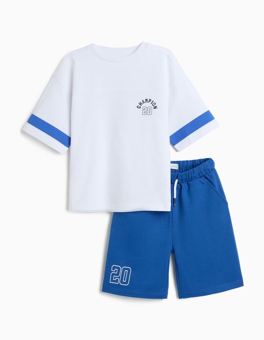 Comprar Online Conjunto T-shirt e Cal&ccedil;&otilde;es, Menino, Azul