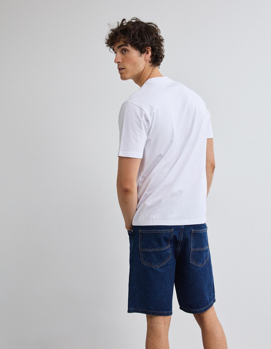 T-shirt Jersey, Homem, Branco