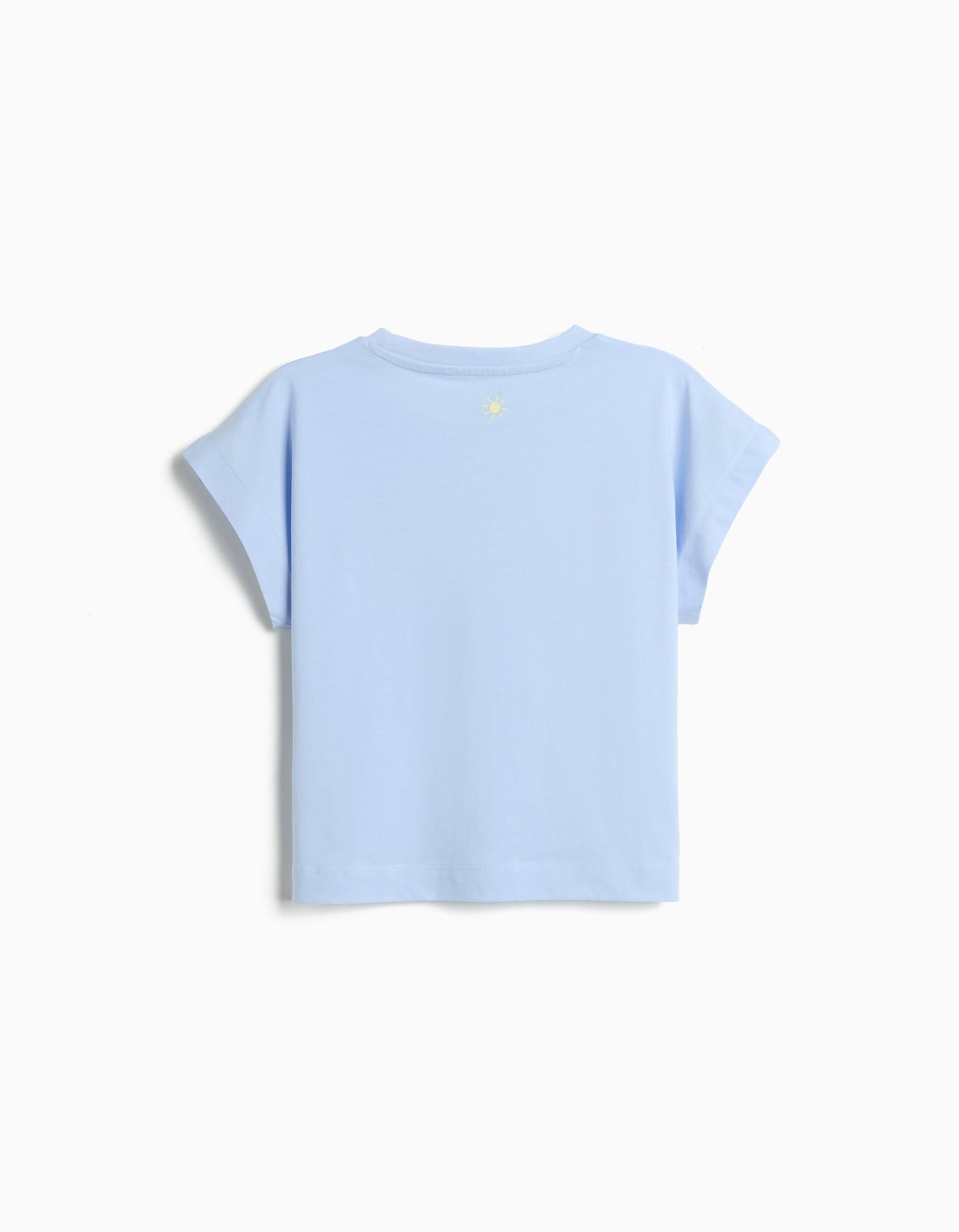 Comprar Online T-shirt Estampada, Menina, Azul Claro