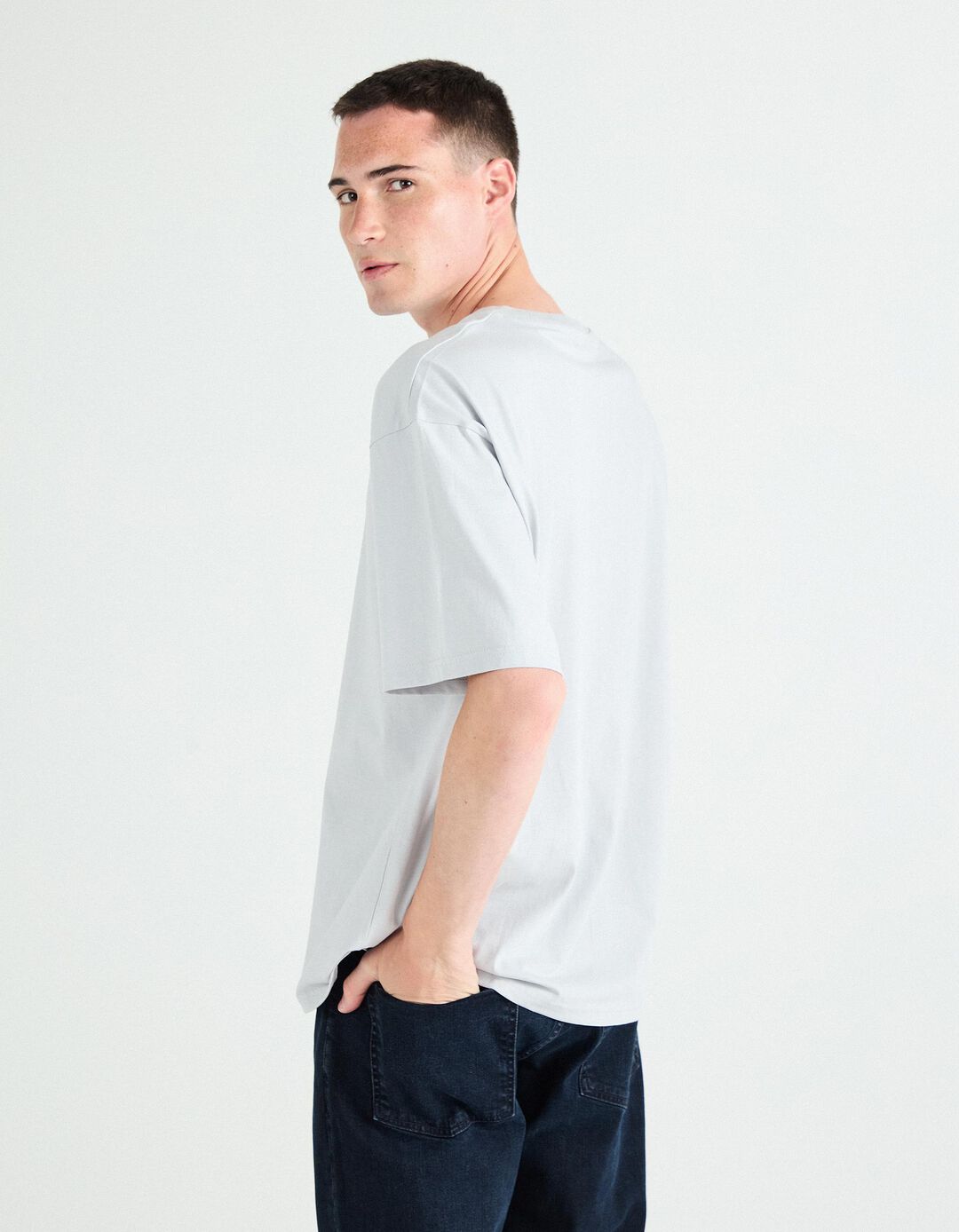 T-shirt, Homem, Azul Claro