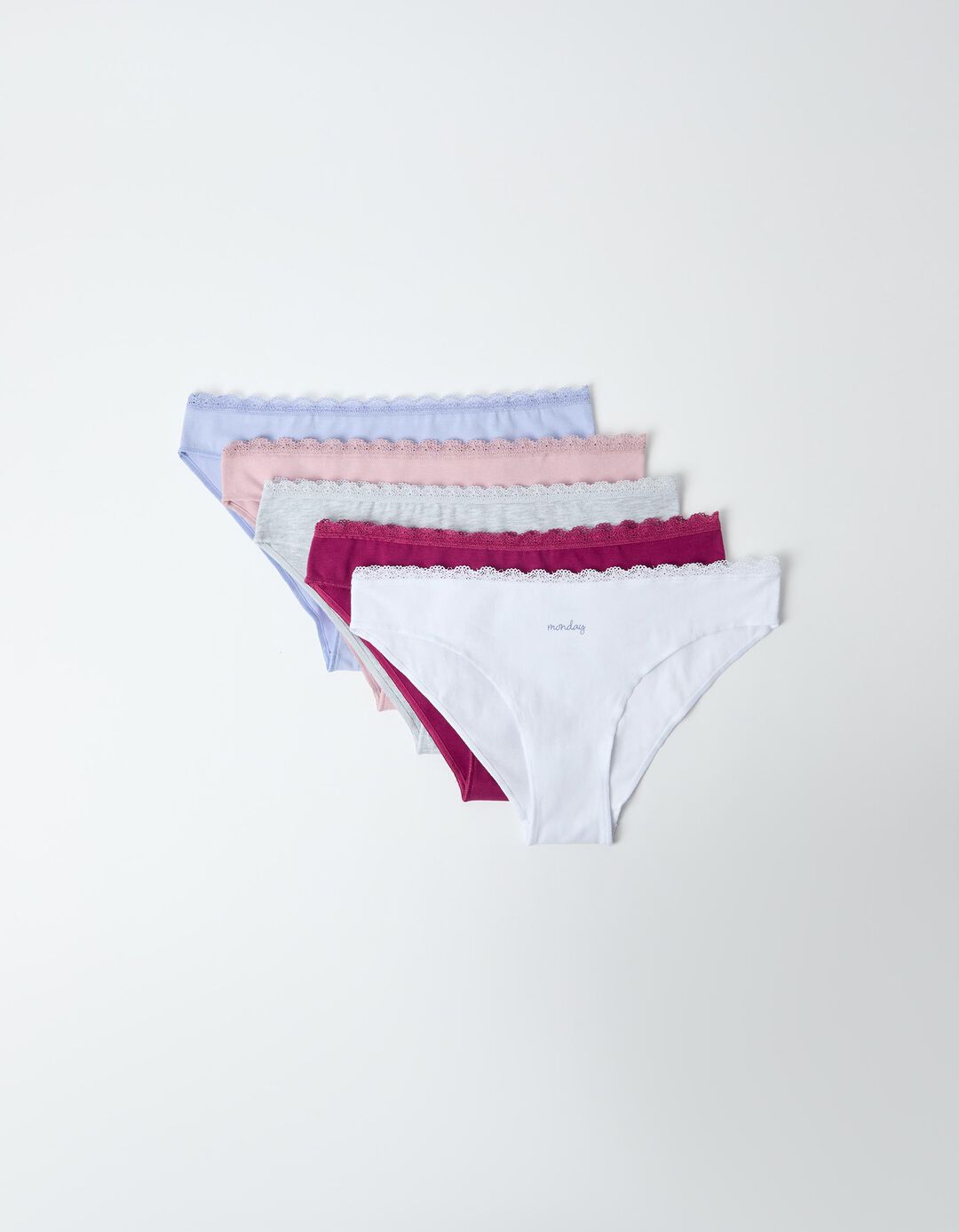Pack 5 Cuecas, Mulher, Multicor