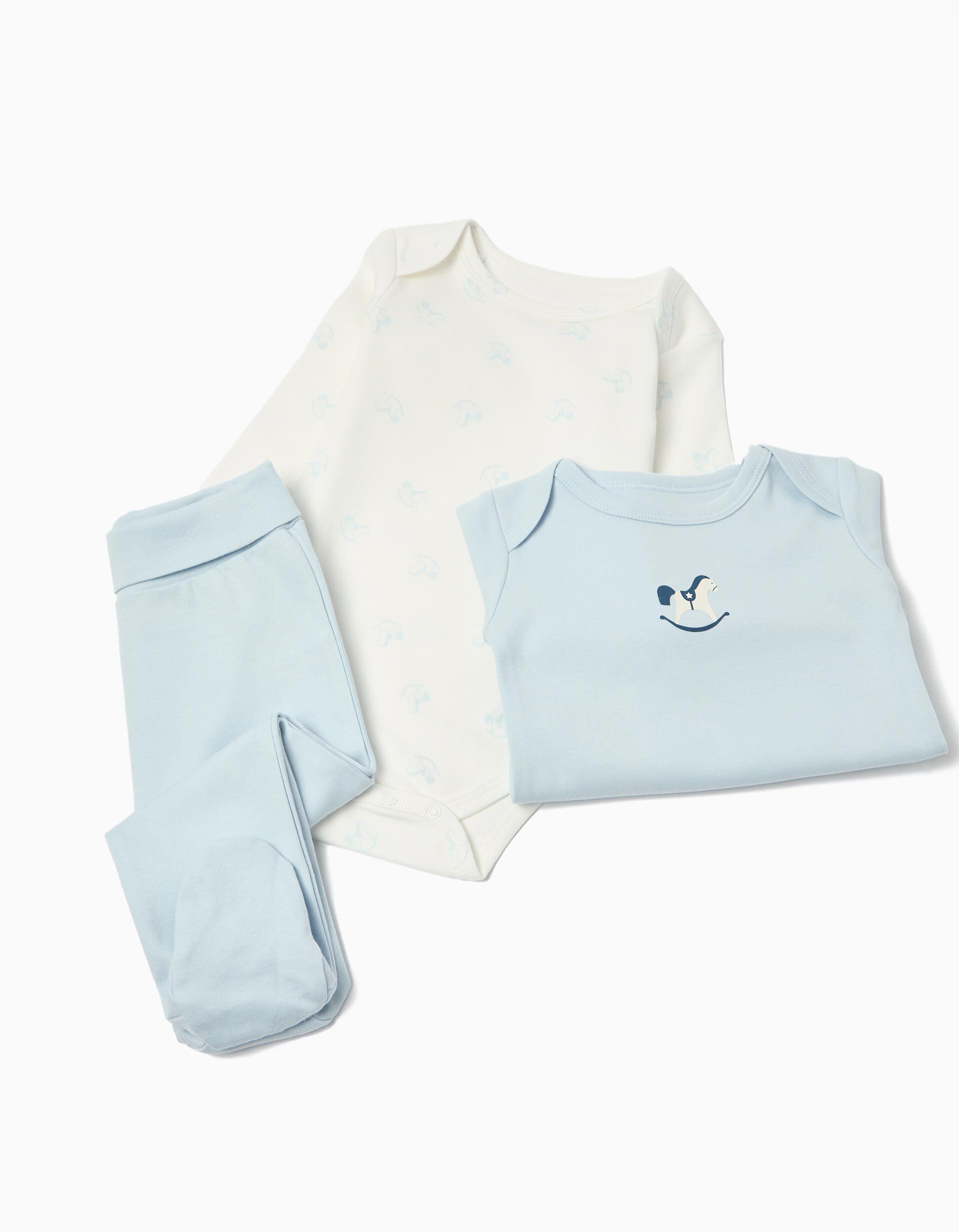 Comprar Online Conjunto 3 Pe&ccedil;as, Menino, Azul Claro